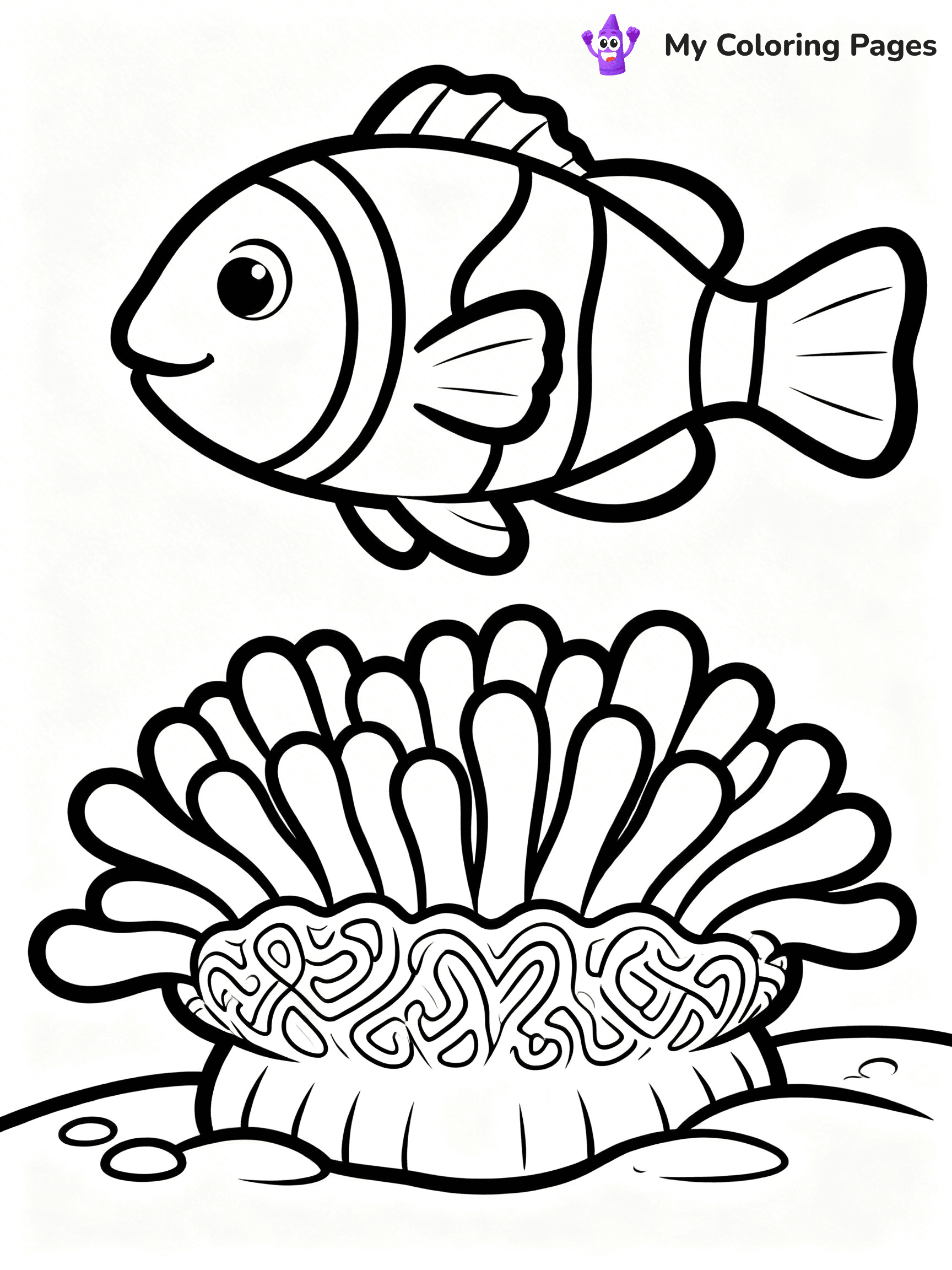 Clownfish Coloring Pages - 7