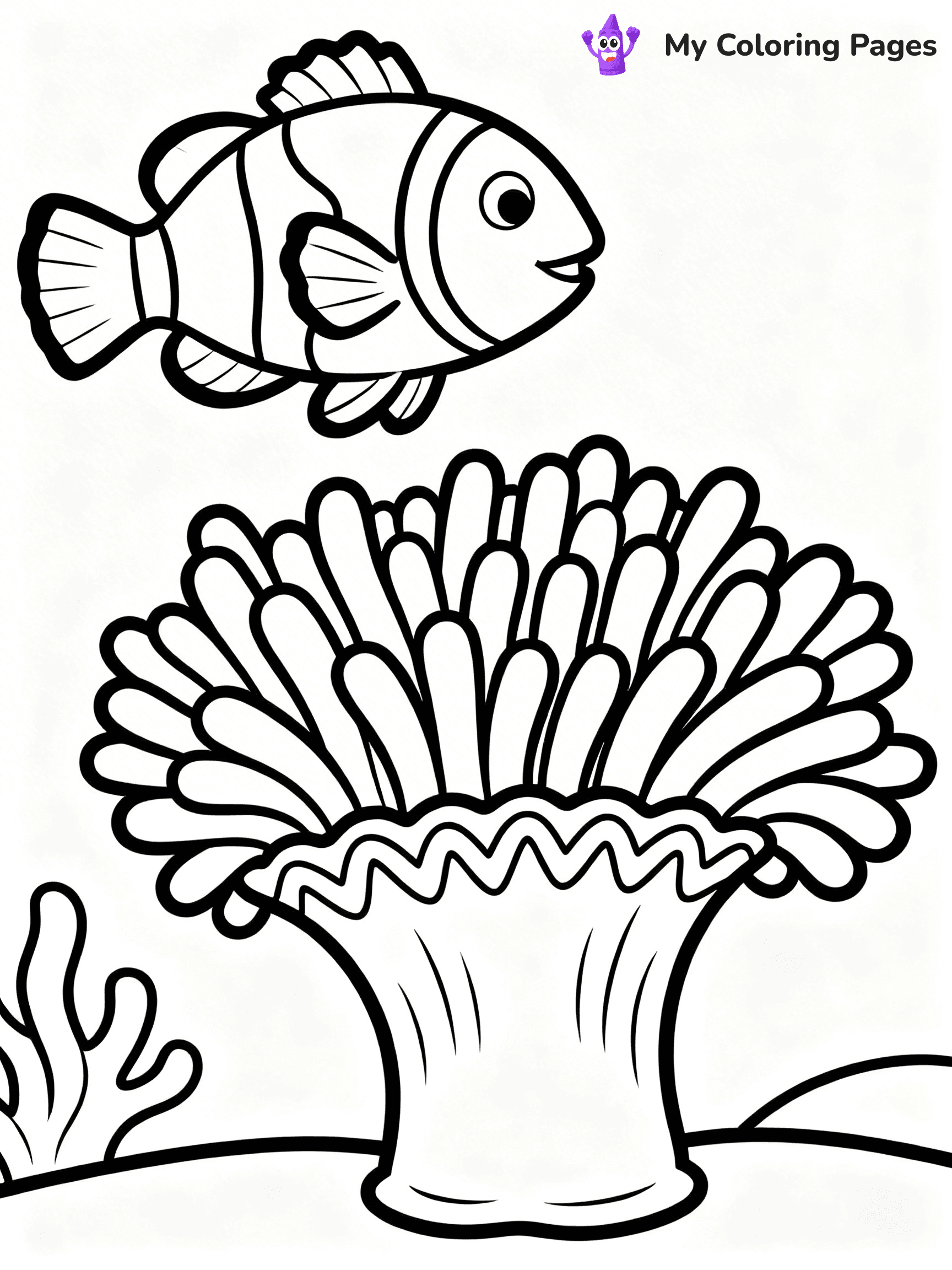 Clownfish Coloring Pages - 6