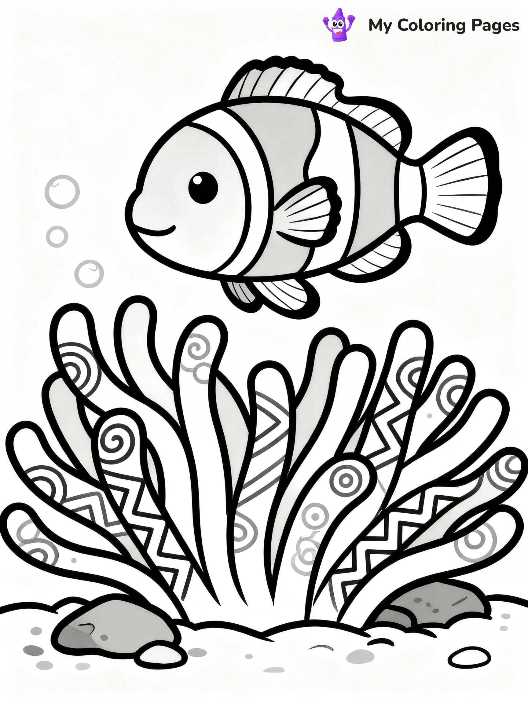 Clownfish Coloring Pages - 5