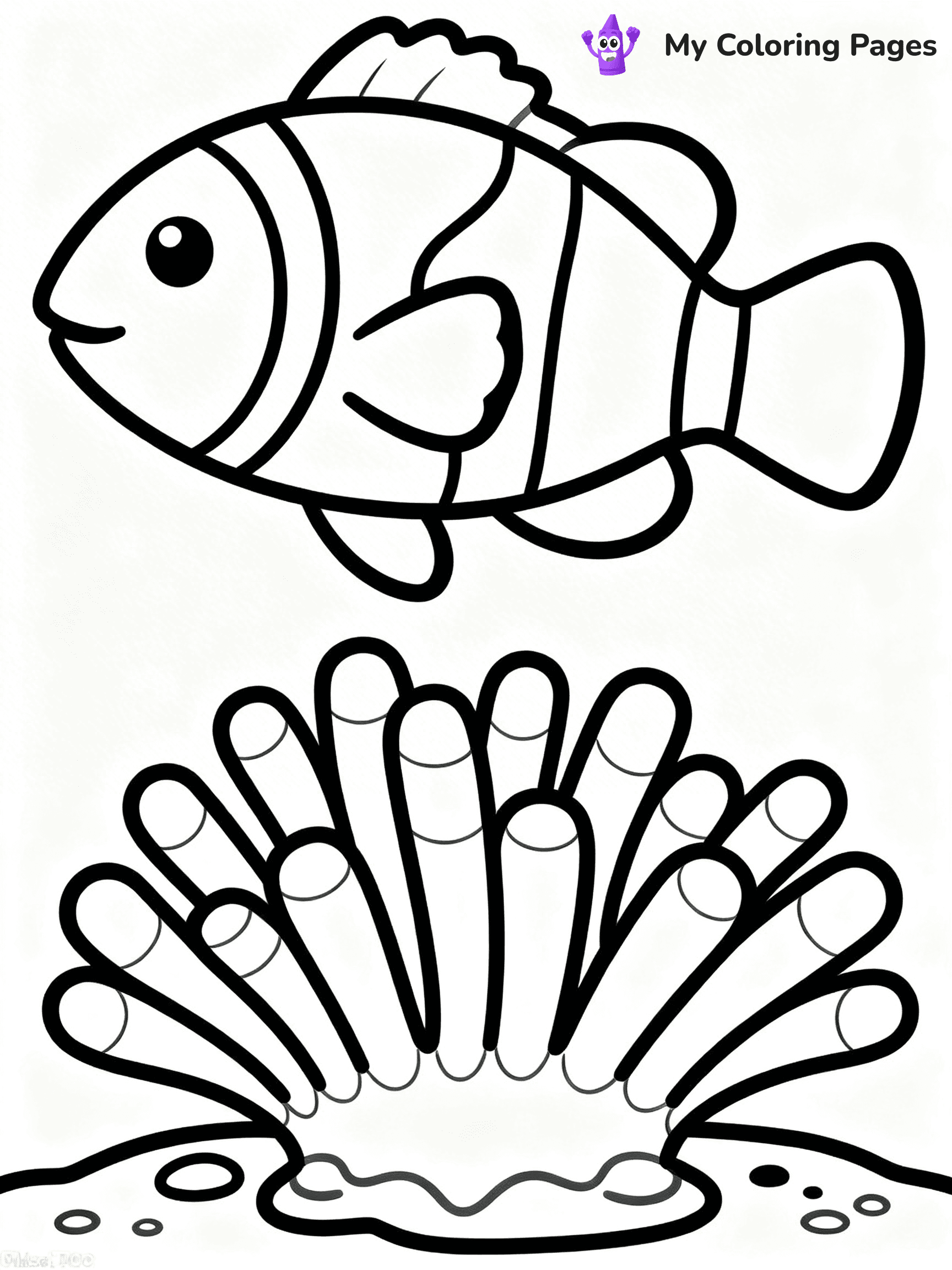 Clownfish Coloring Pages - 3