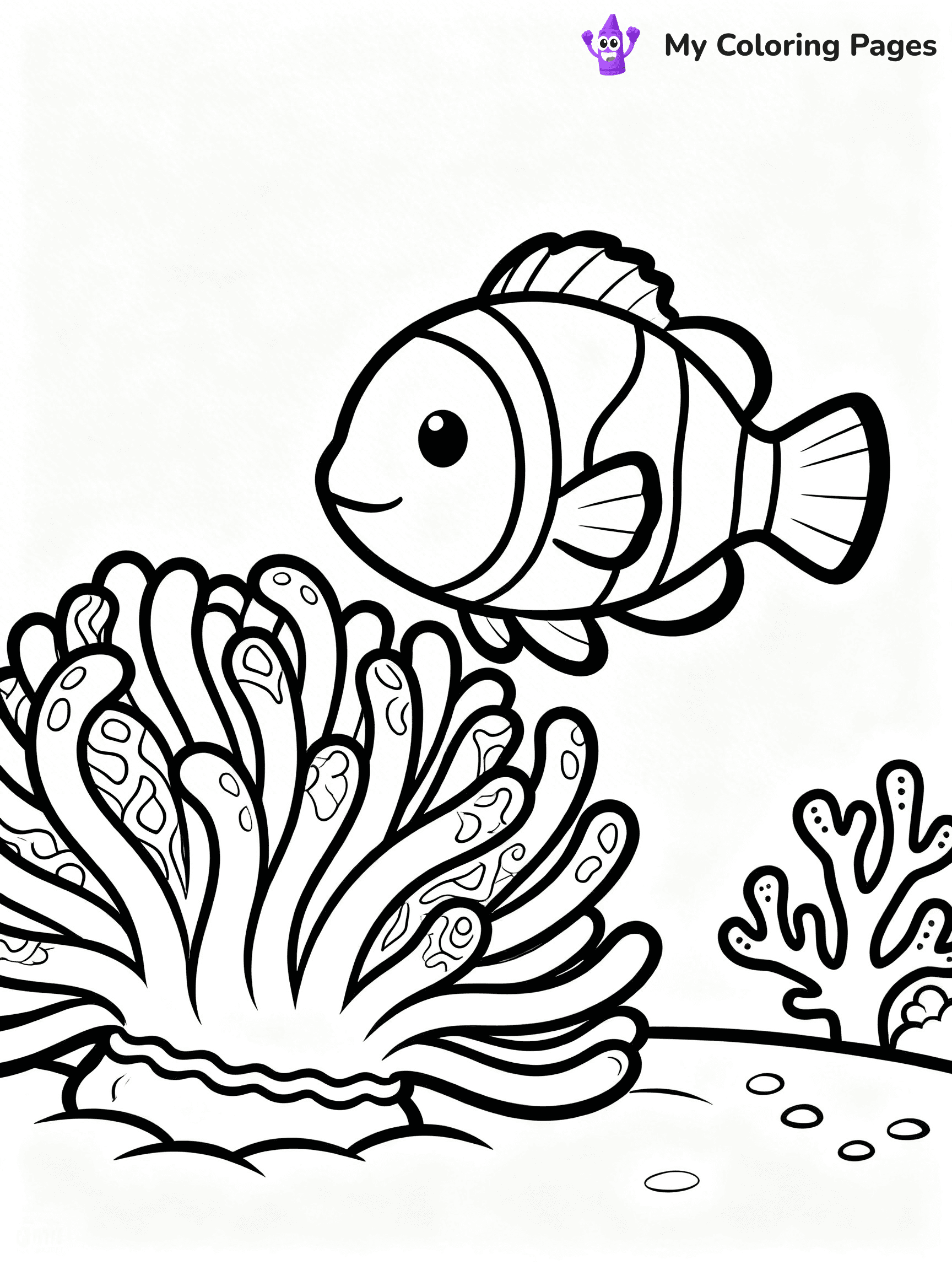 Clownfish Coloring Pages - 2
