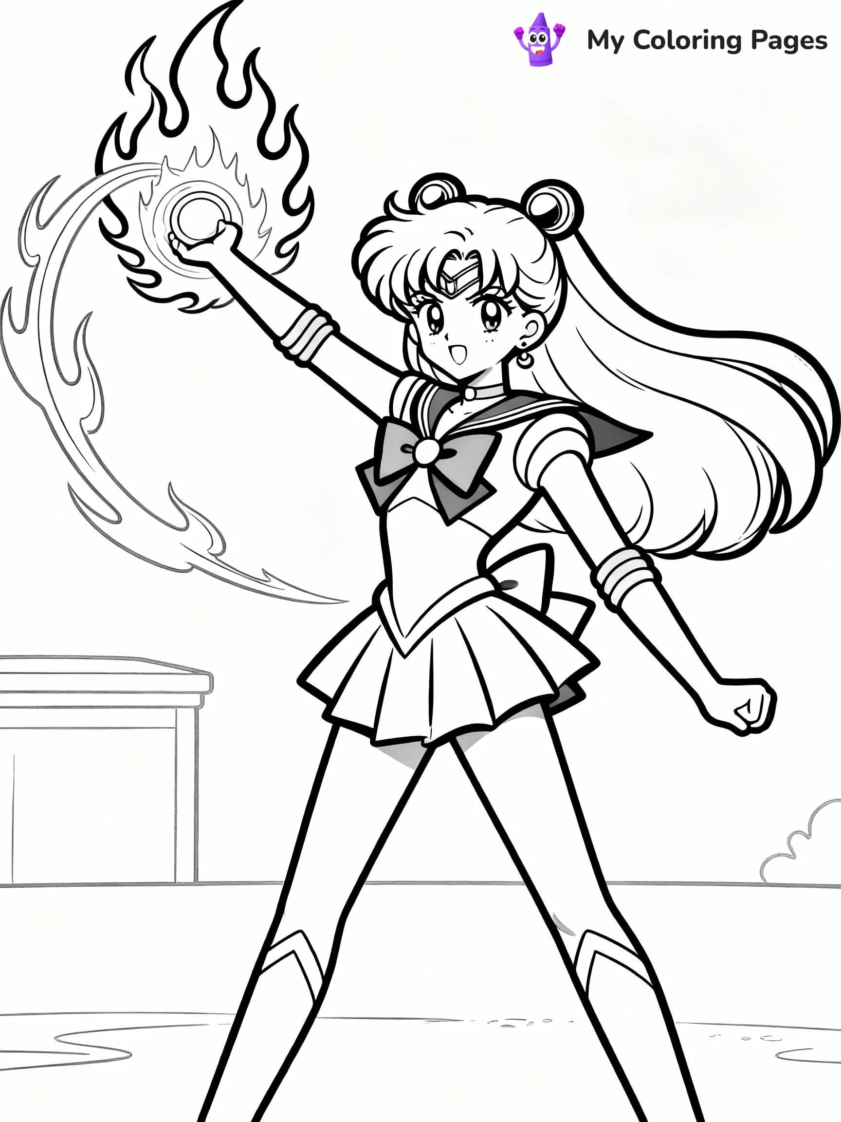 Sailor Moon Coloring Pages - 14