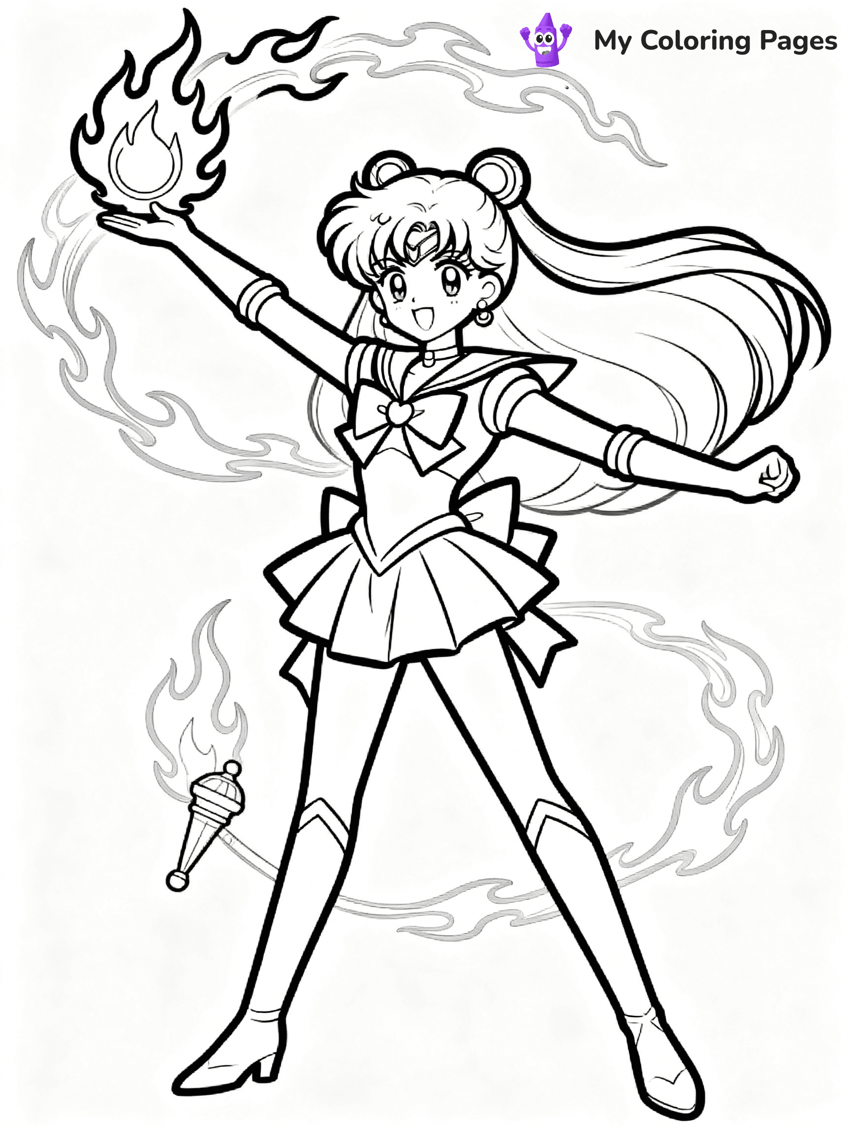 Sailor Moon Coloring Pages - 13
