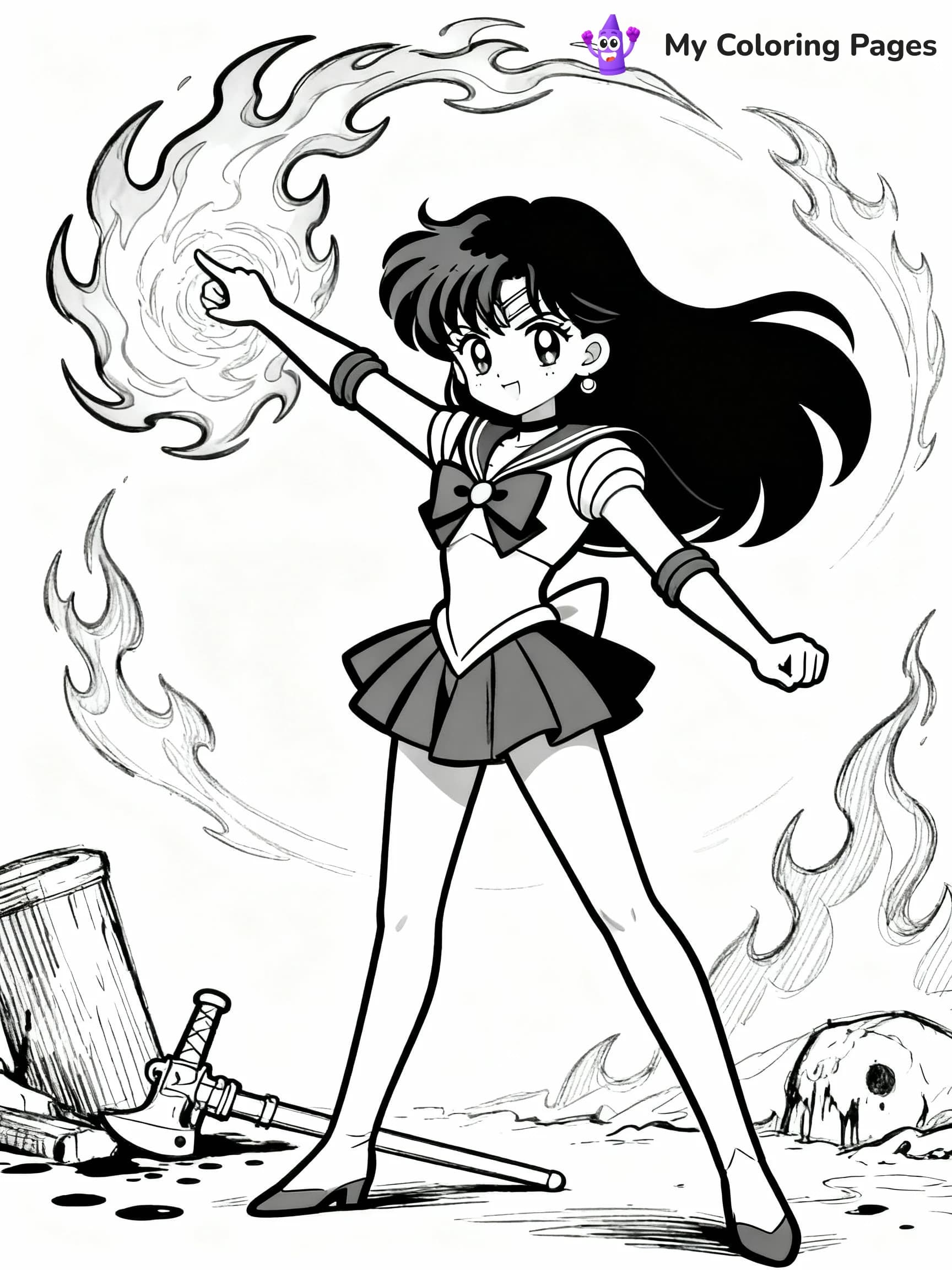 Sailor Moon Coloring Pages - 11