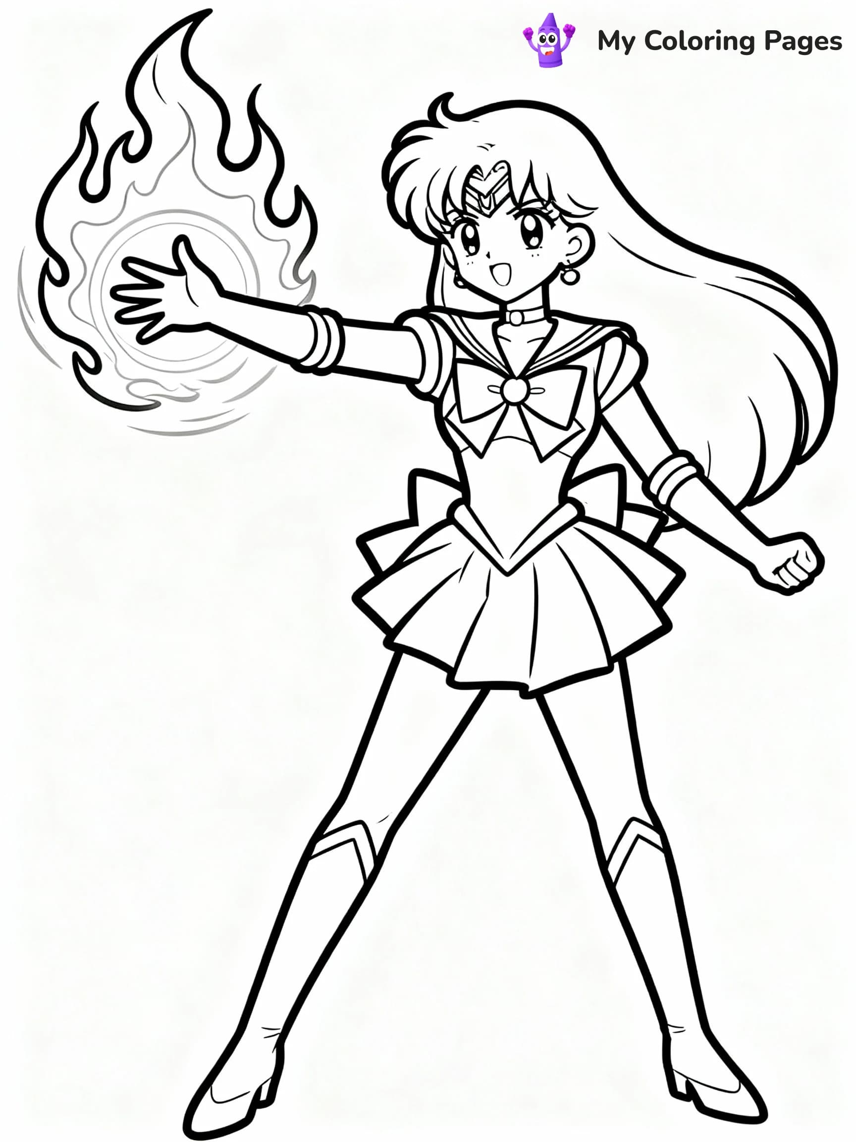 Sailor Moon Coloring Pages - 10