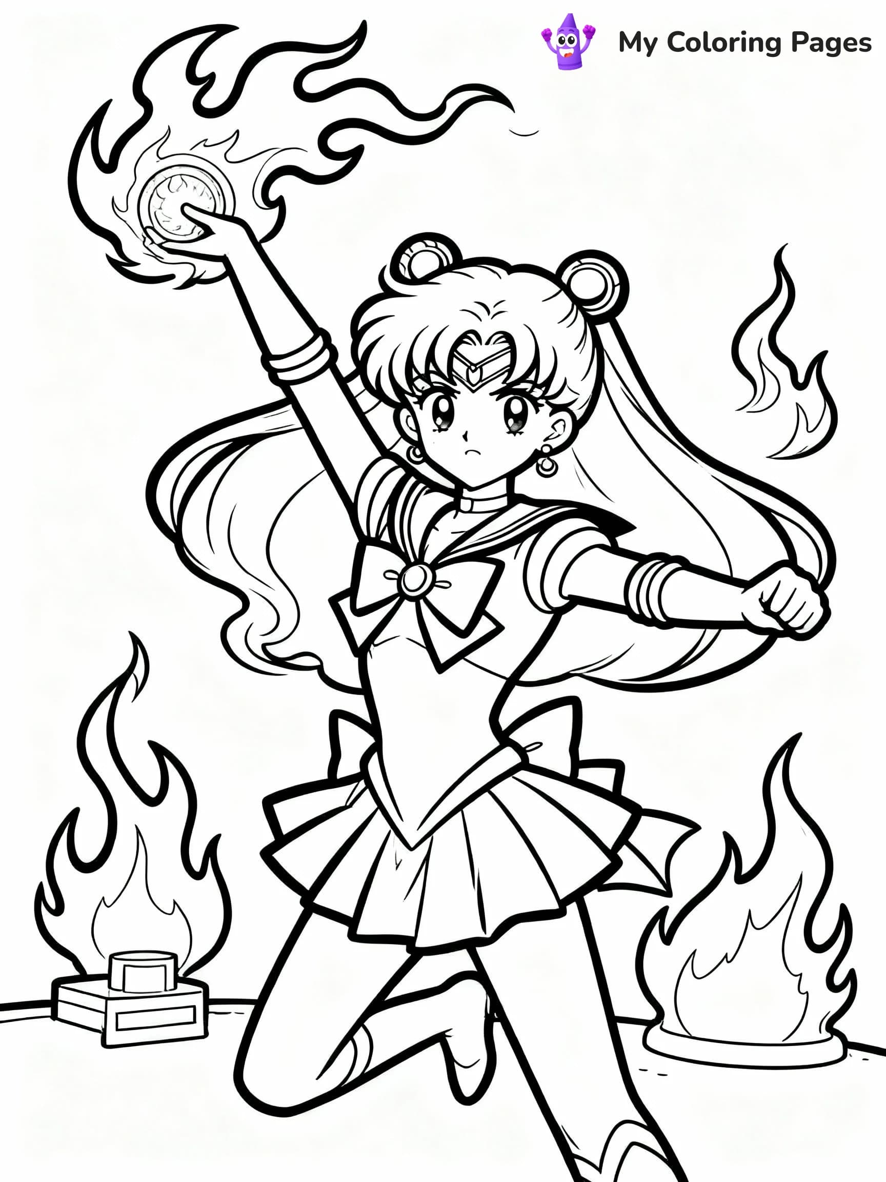 Sailor Moon Coloring Pages - 9