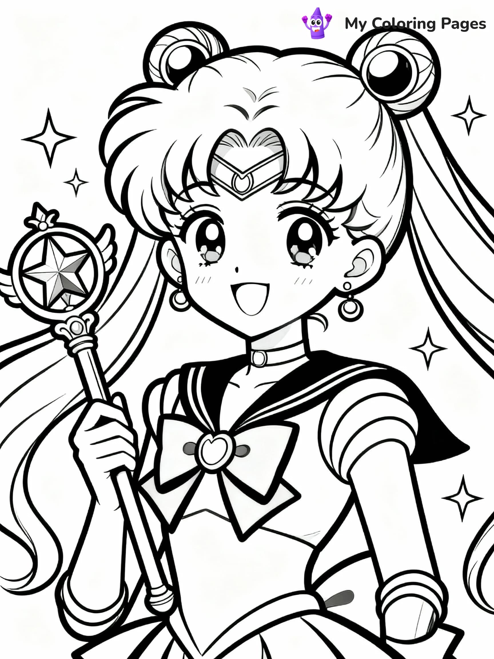 Sailor Moon Coloring Pages - 7