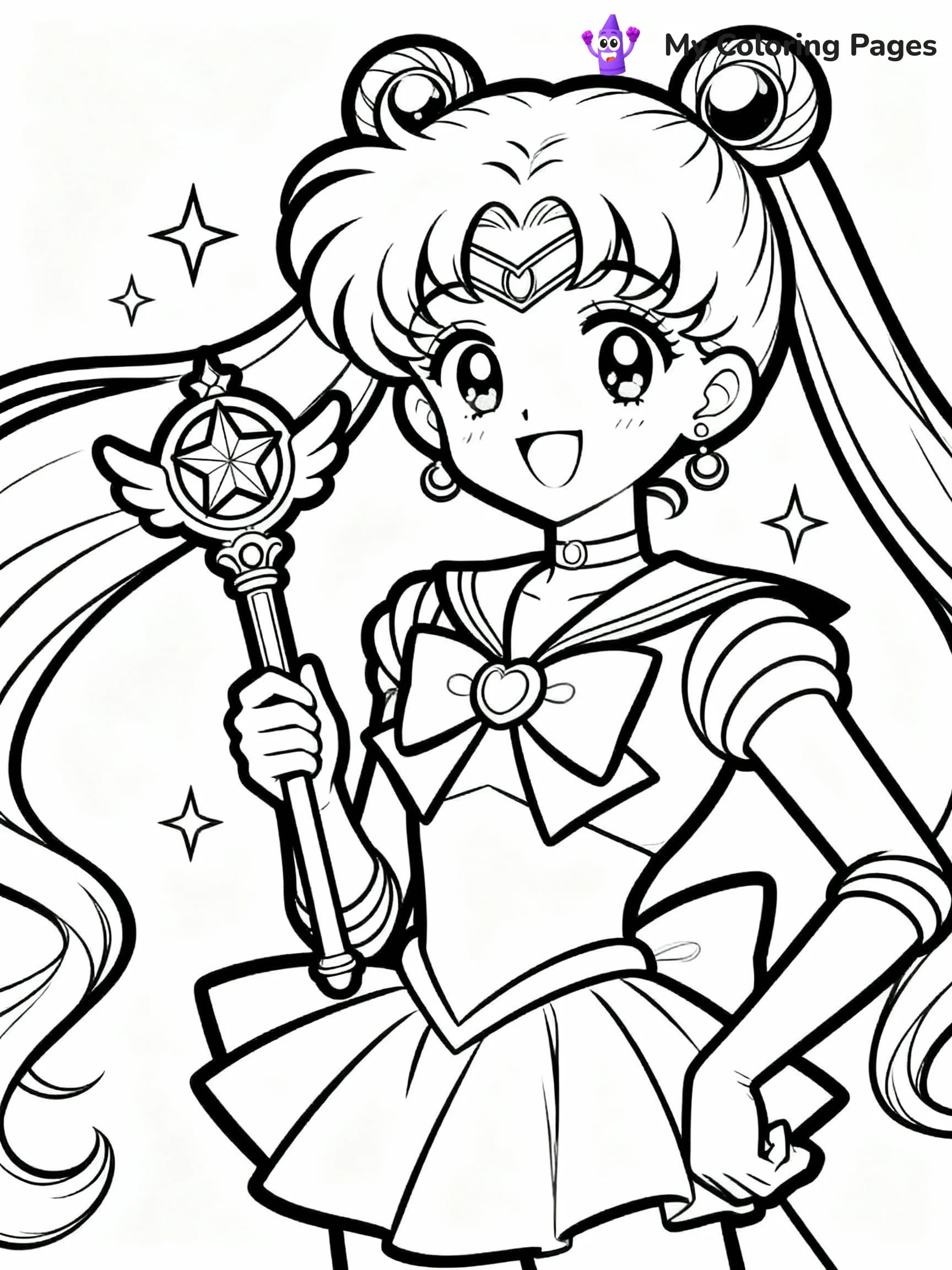 Sailor Moon Coloring Pages - 6