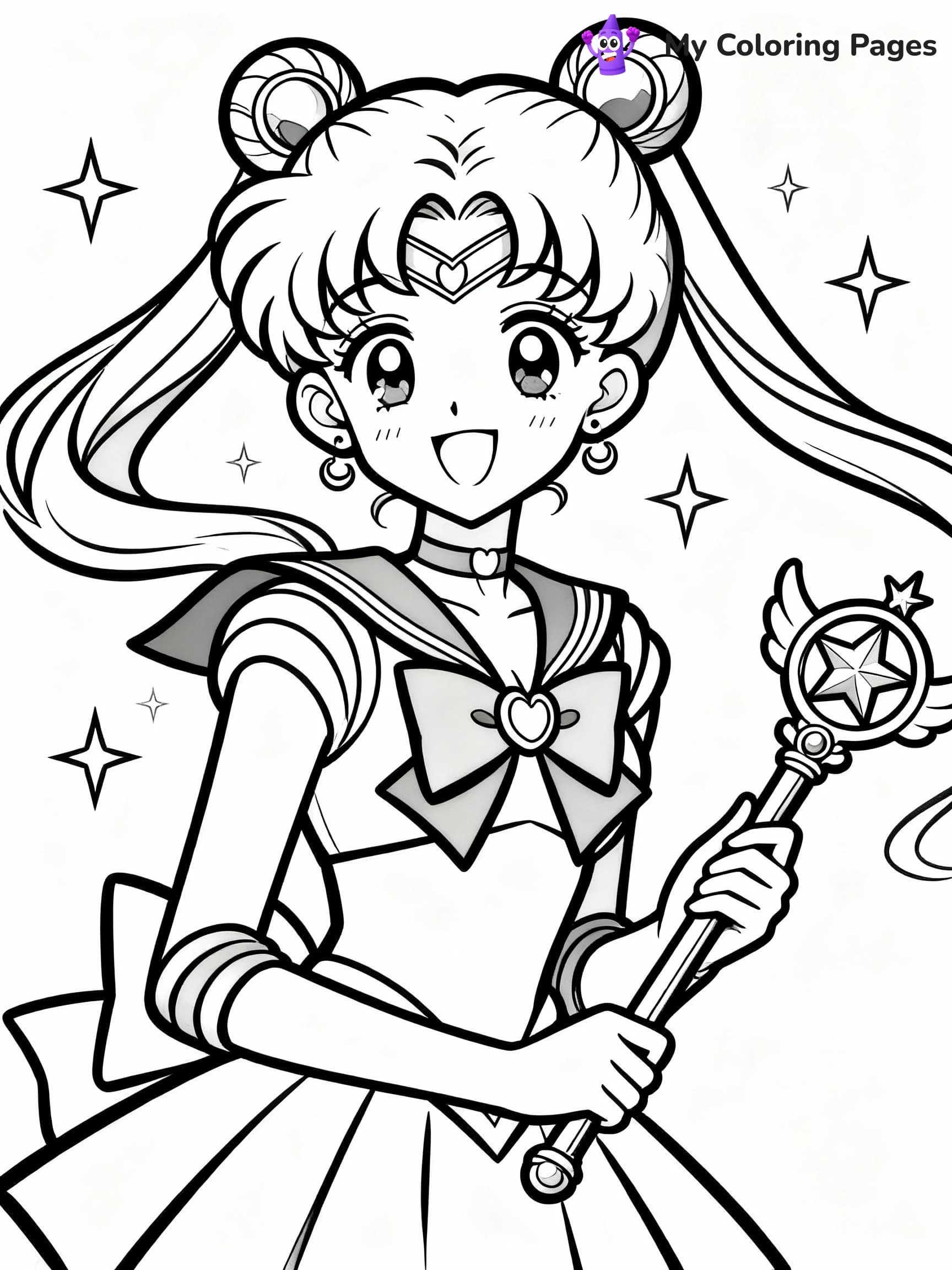 Sailor Moon Coloring Pages - 4