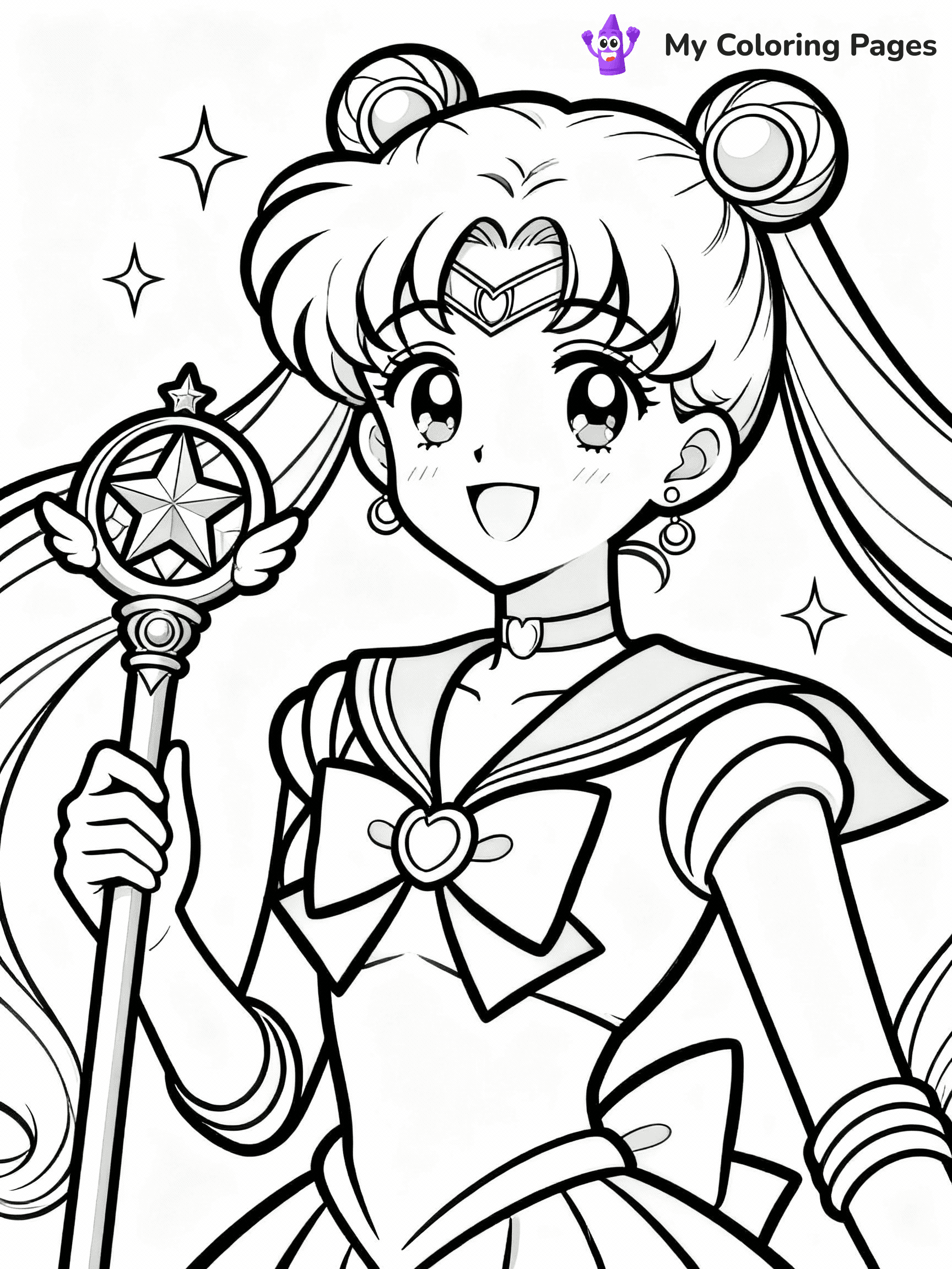 Sailor Moon Coloring Pages - 3