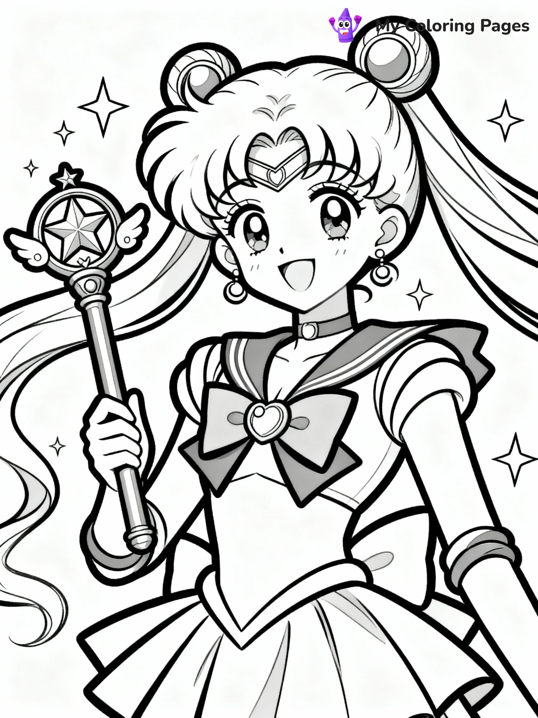 Sailor Moon Coloring Pages - 2