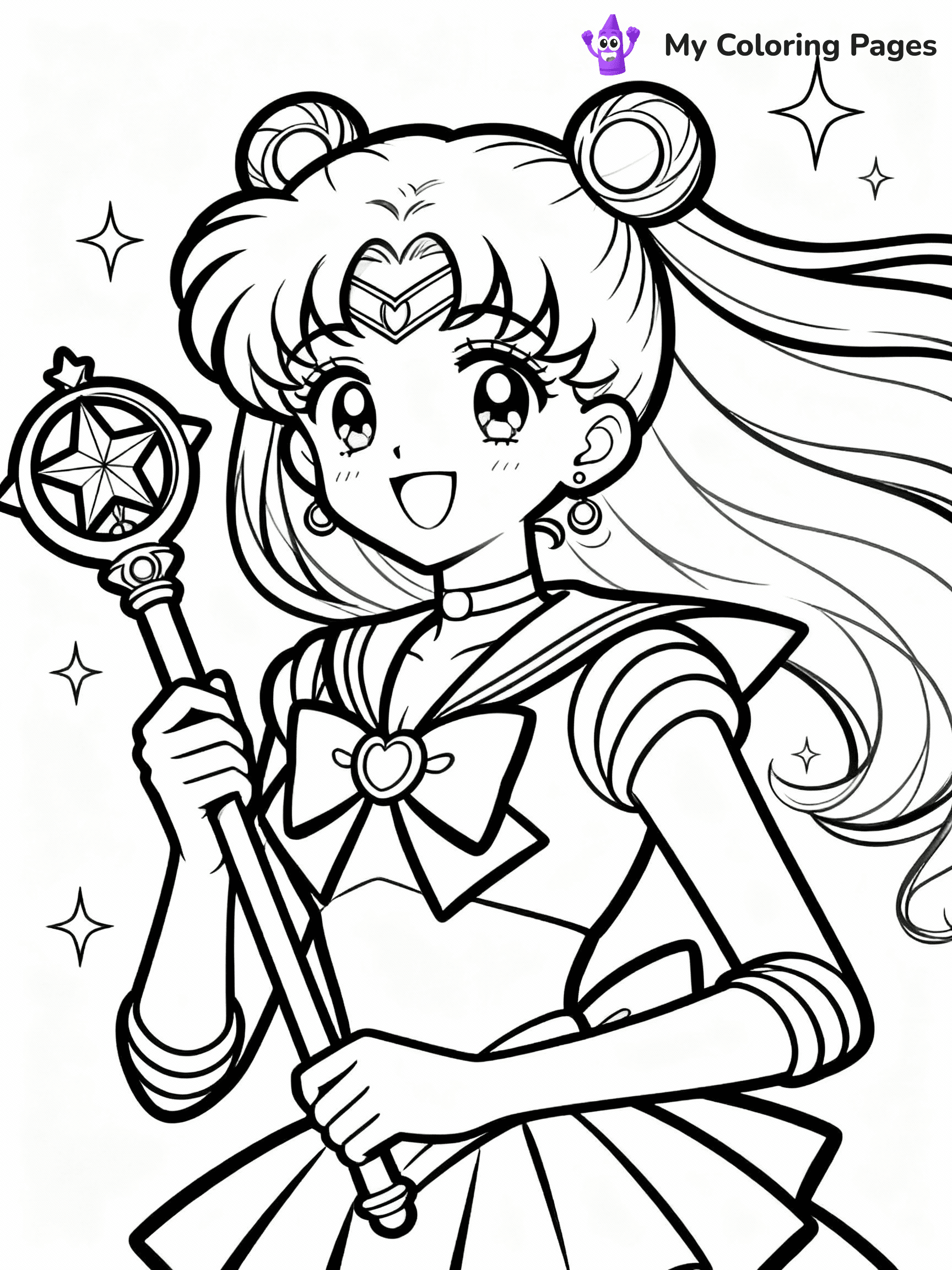 Sailor Moon Coloring Pages - 1