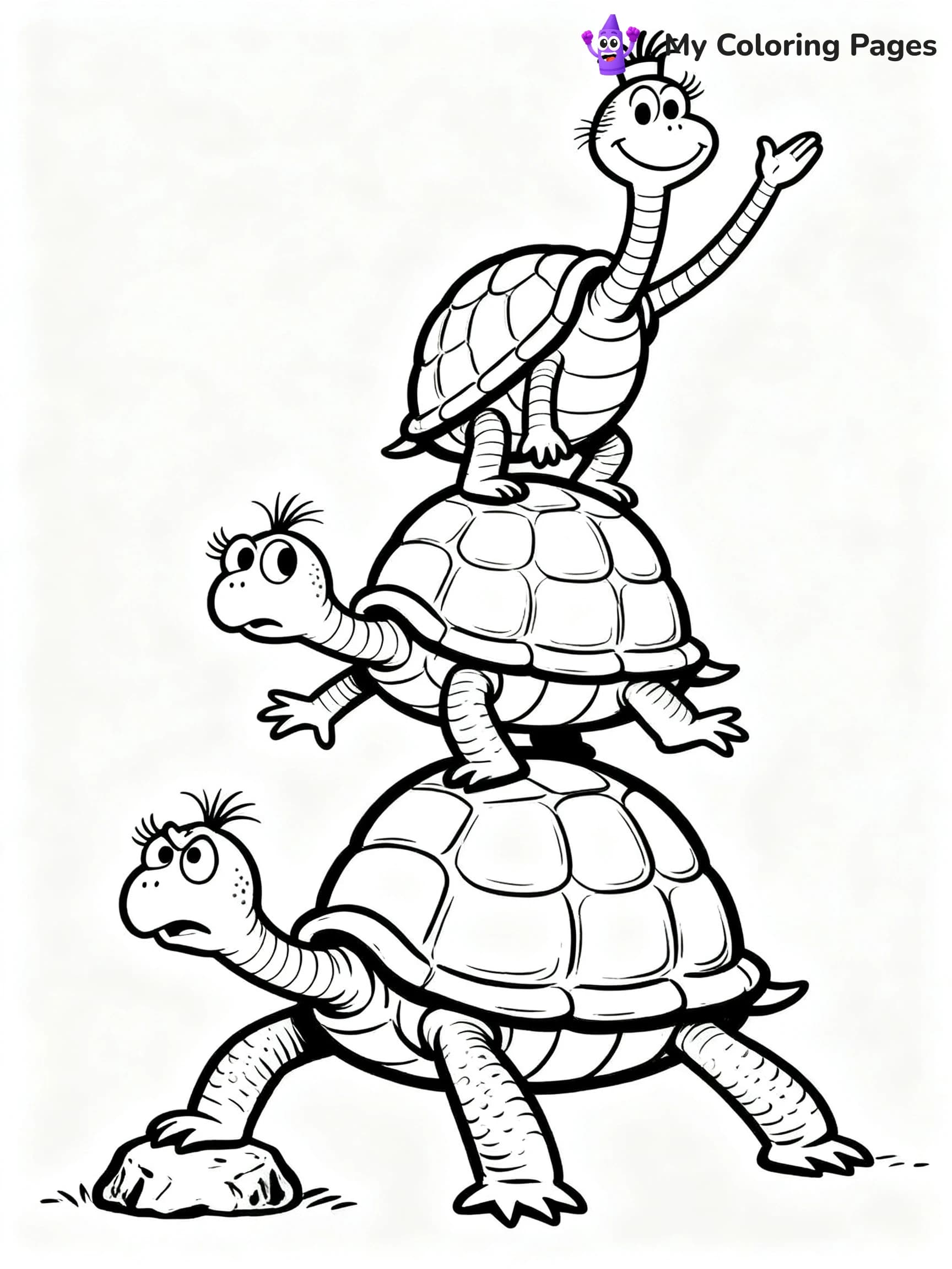 Yertle The Turtle Coloring Pages - 22