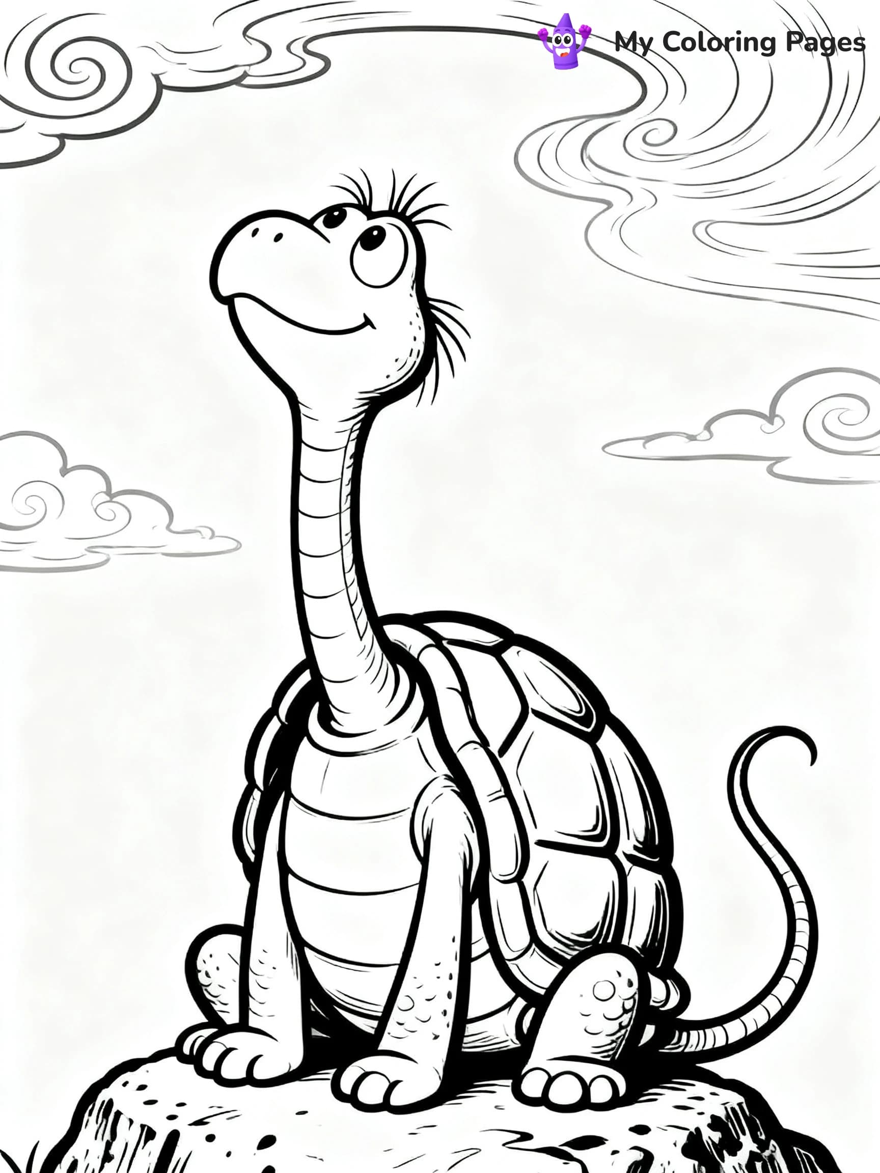 Yertle The Turtle Coloring Pages - 4