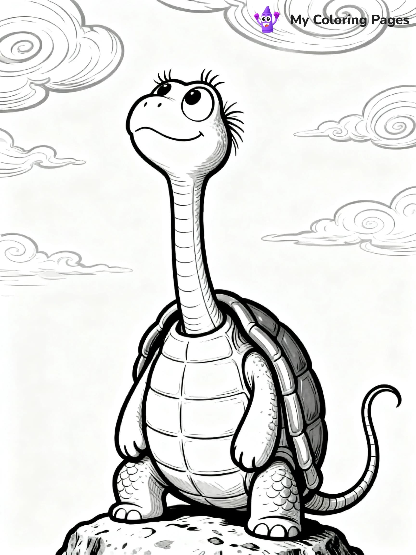 Yertle The Turtle Coloring Pages - 3