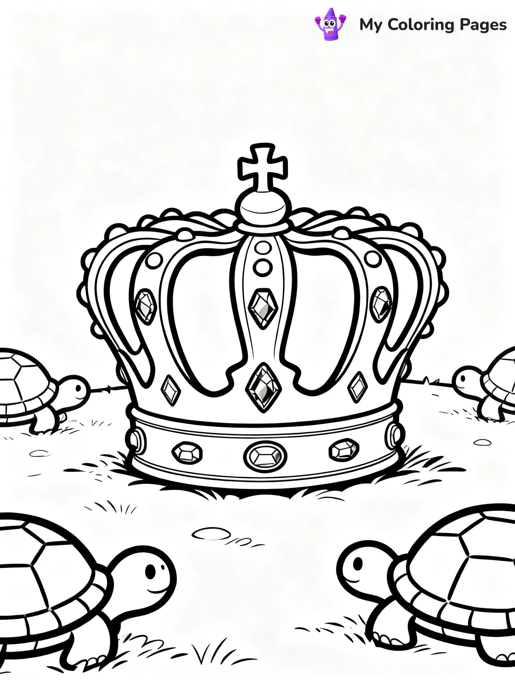 Yertle The Turtle Coloring Pages - 1