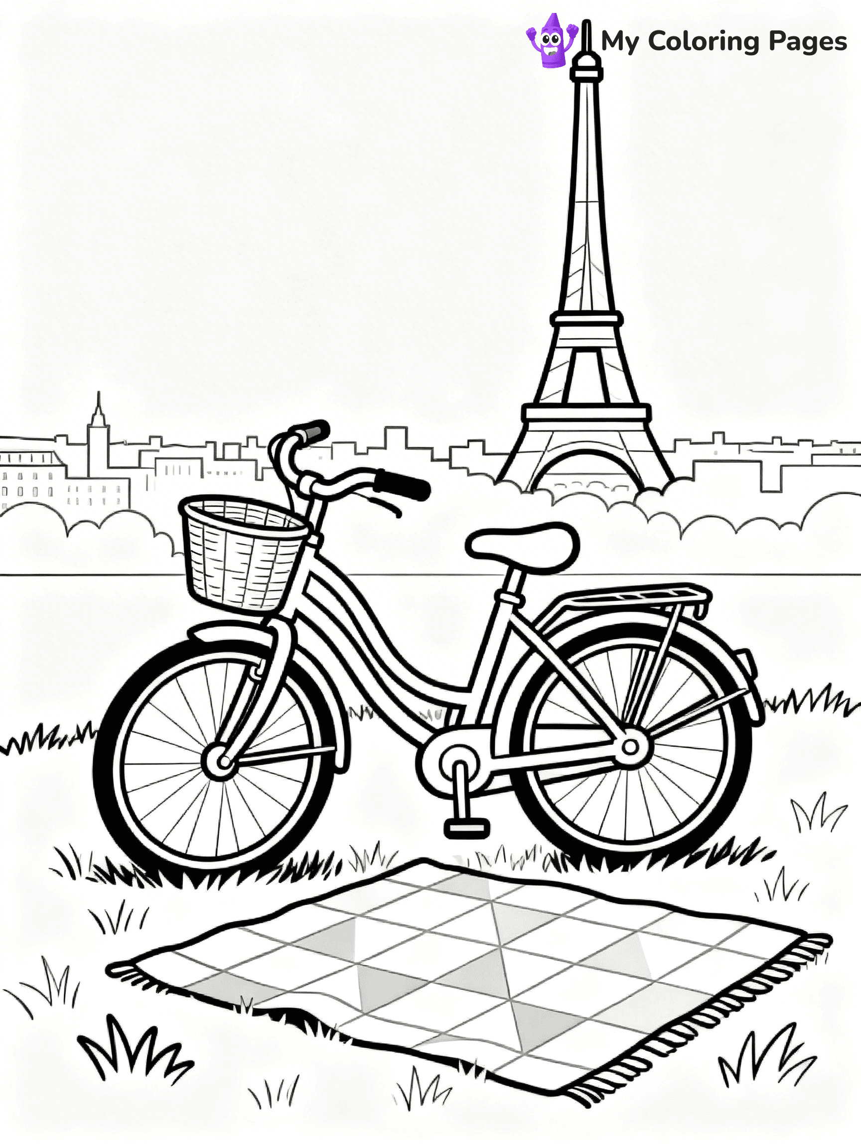Eiffel Tower Coloring Pages - 3