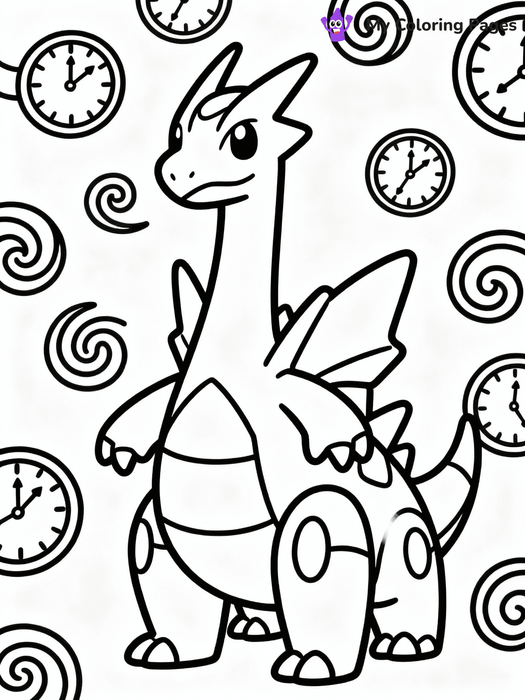 Legendary Pokemon Coloring Pages - 36