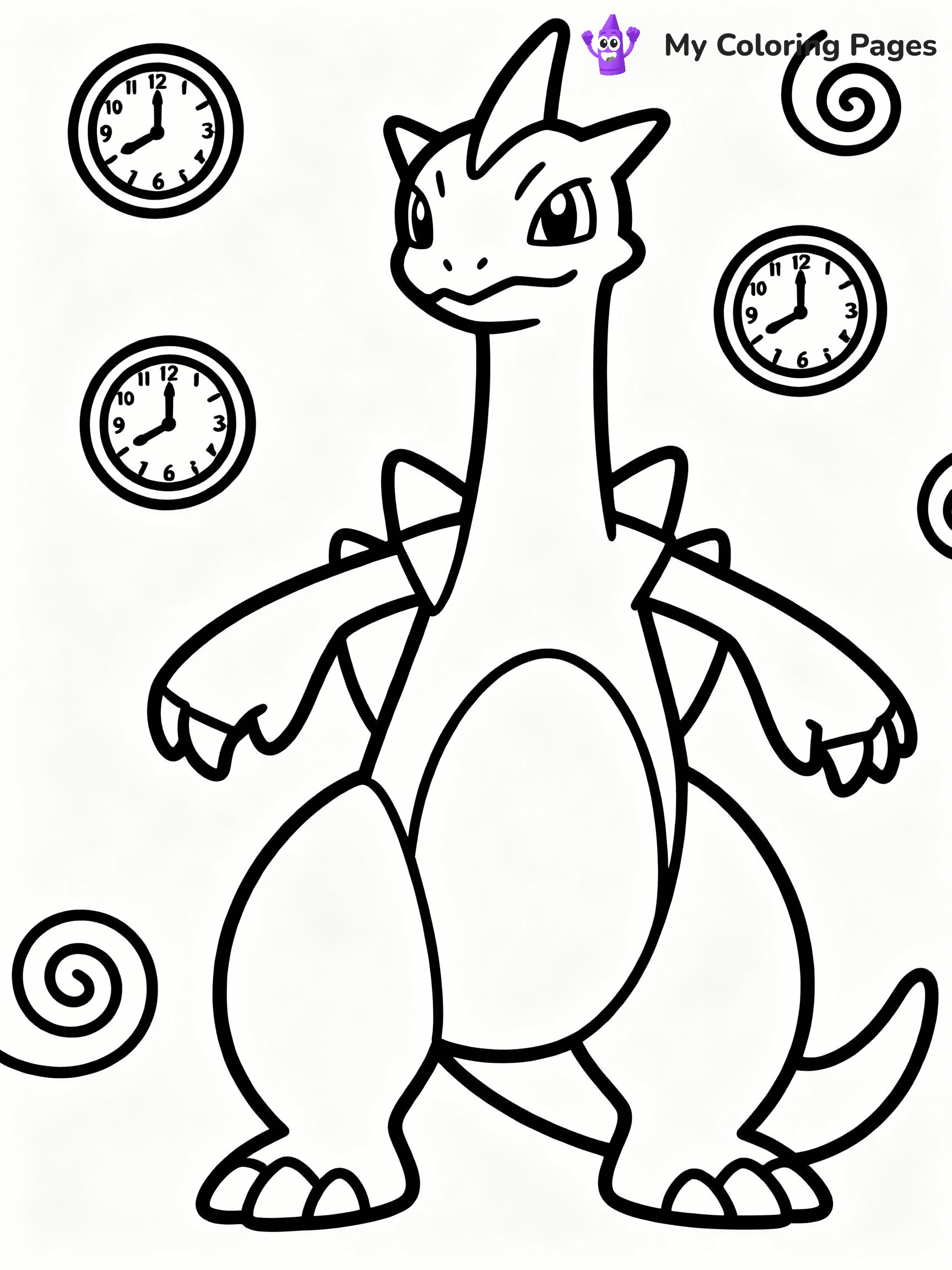 Legendary Pokemon Coloring Pages - 35