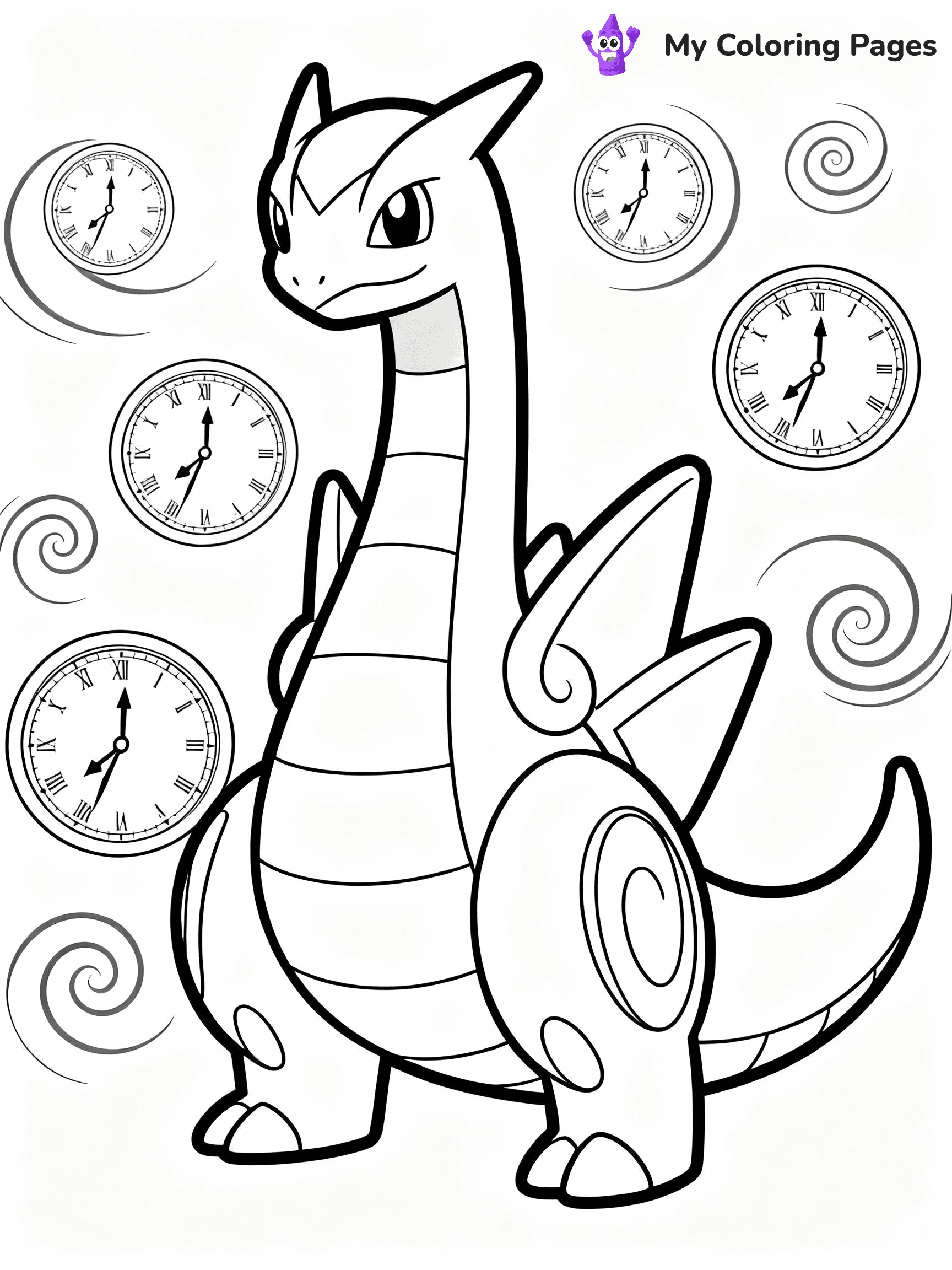 Legendary Pokemon Coloring Pages - 31