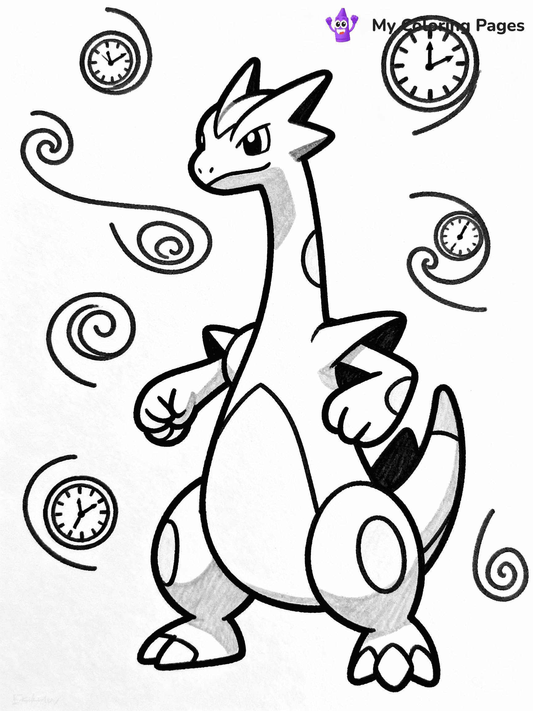 Legendary Pokemon Coloring Pages - 30