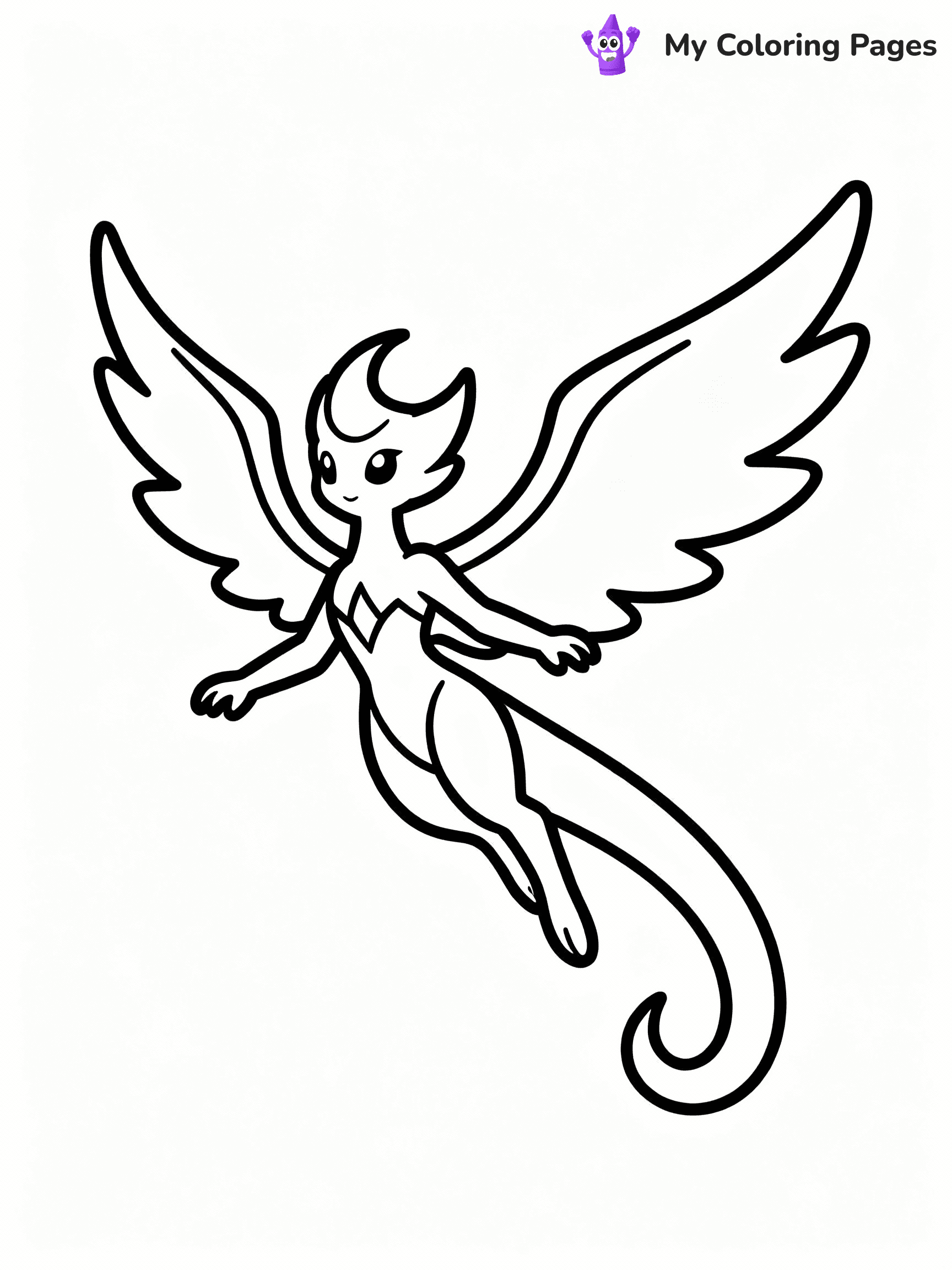 Legendary Pokemon Coloring Pages - 26
