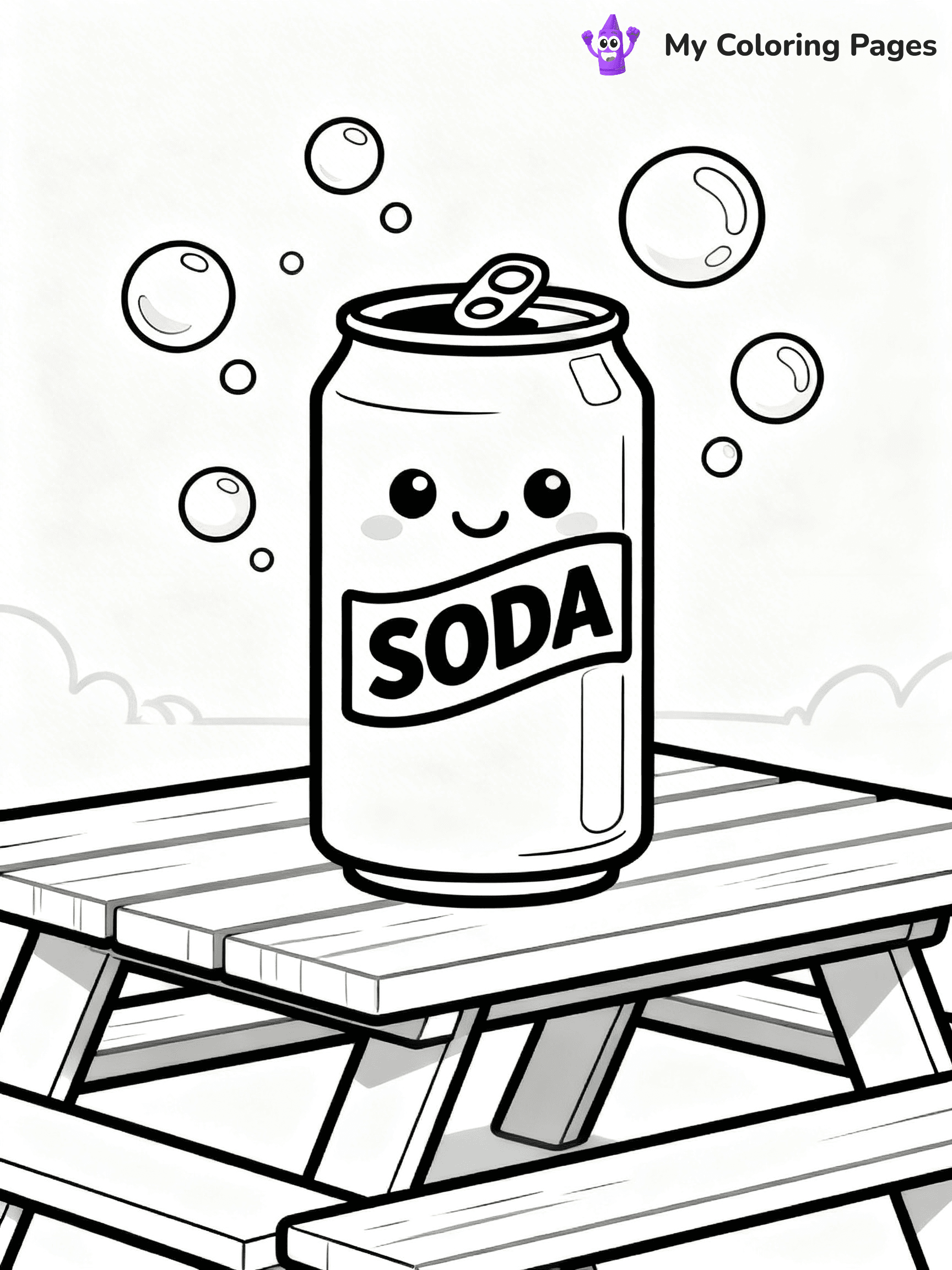 Soda Coloring Pages - 34