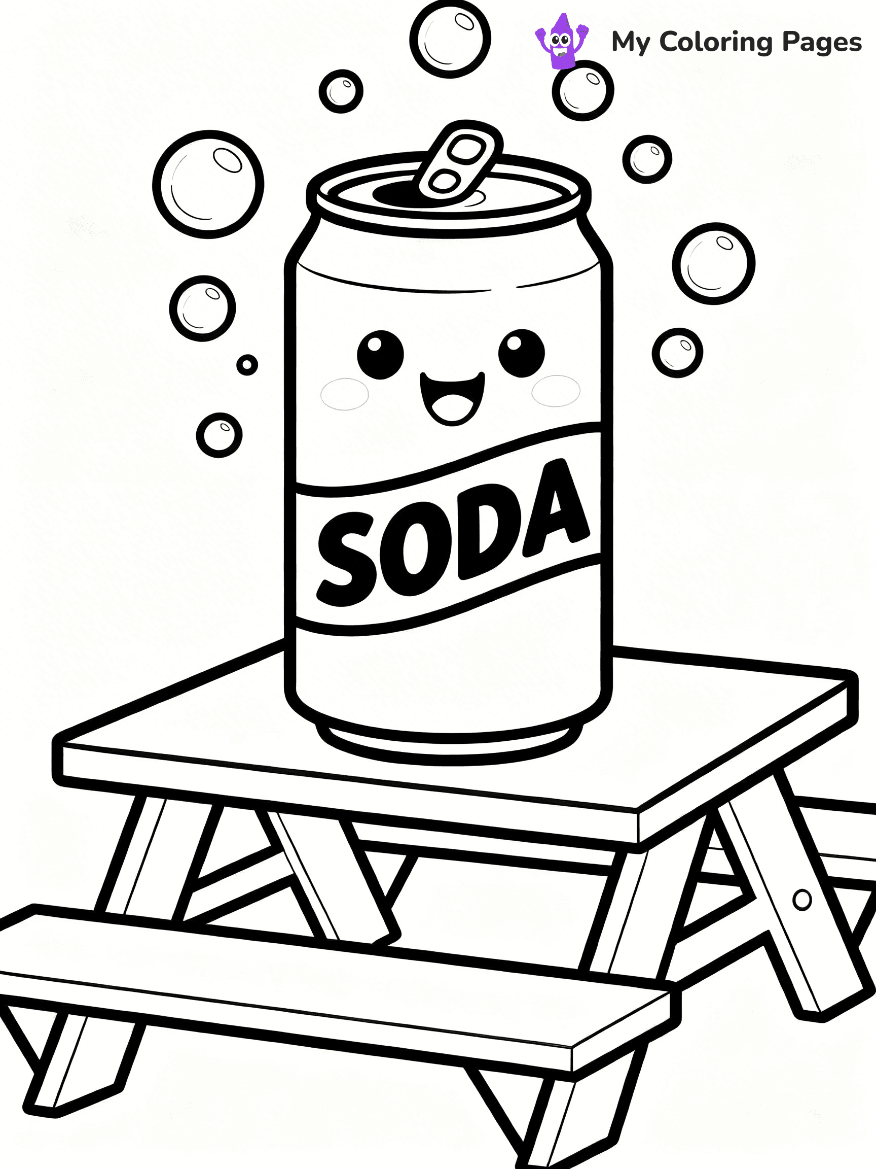 Soda Coloring Pages - 33