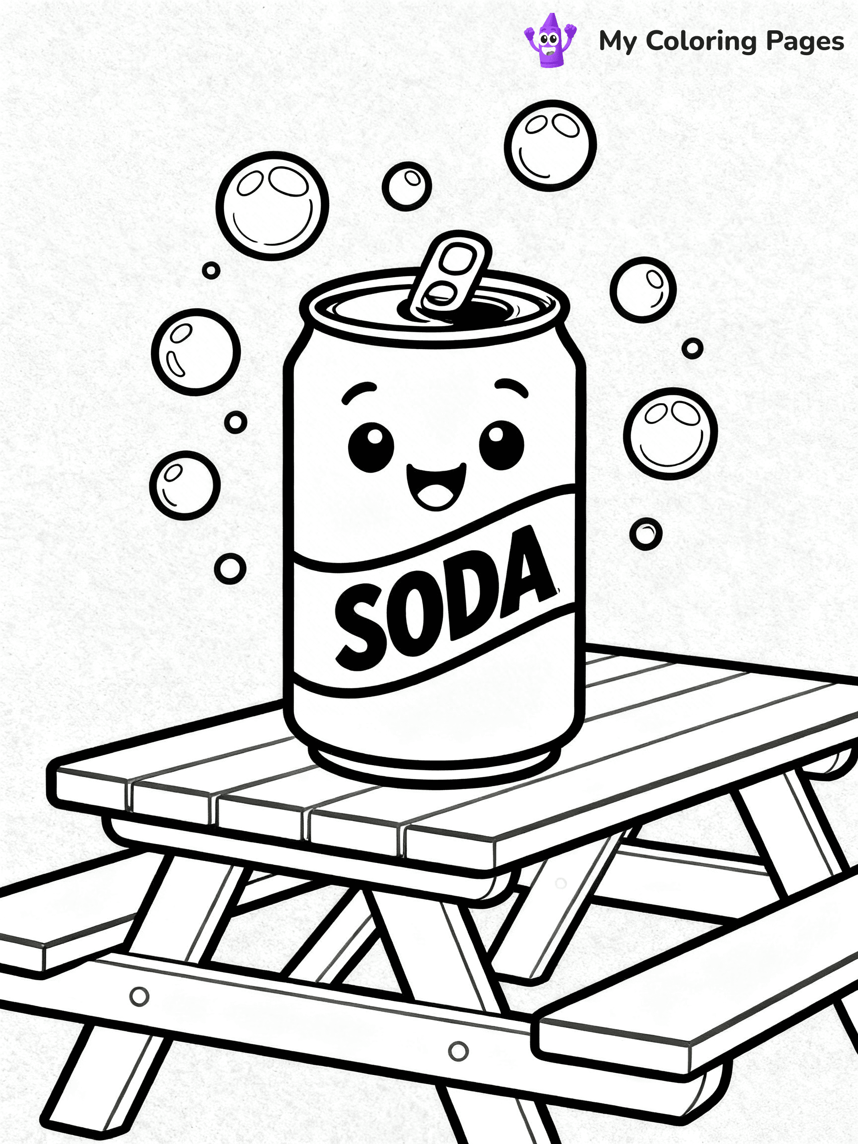 Soda Coloring Pages - 30