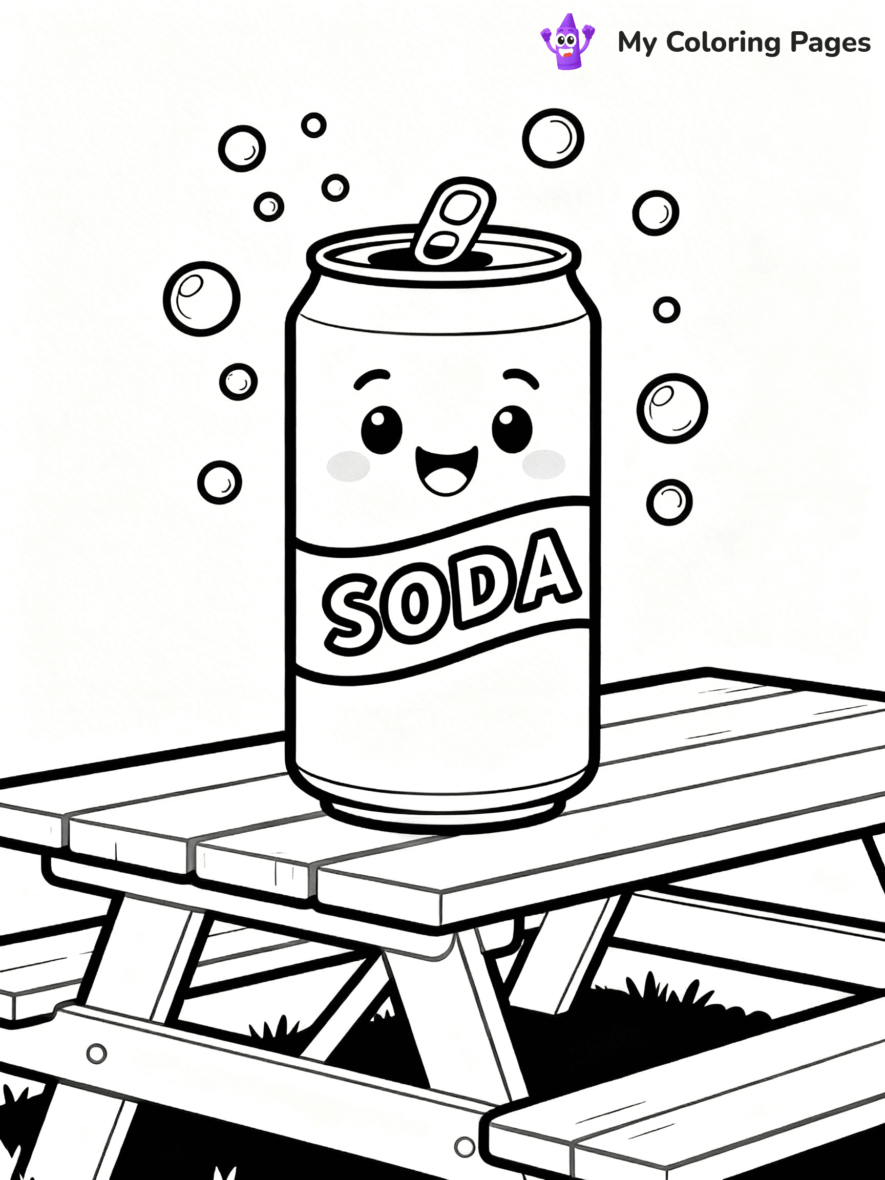 Soda Coloring Pages - 28