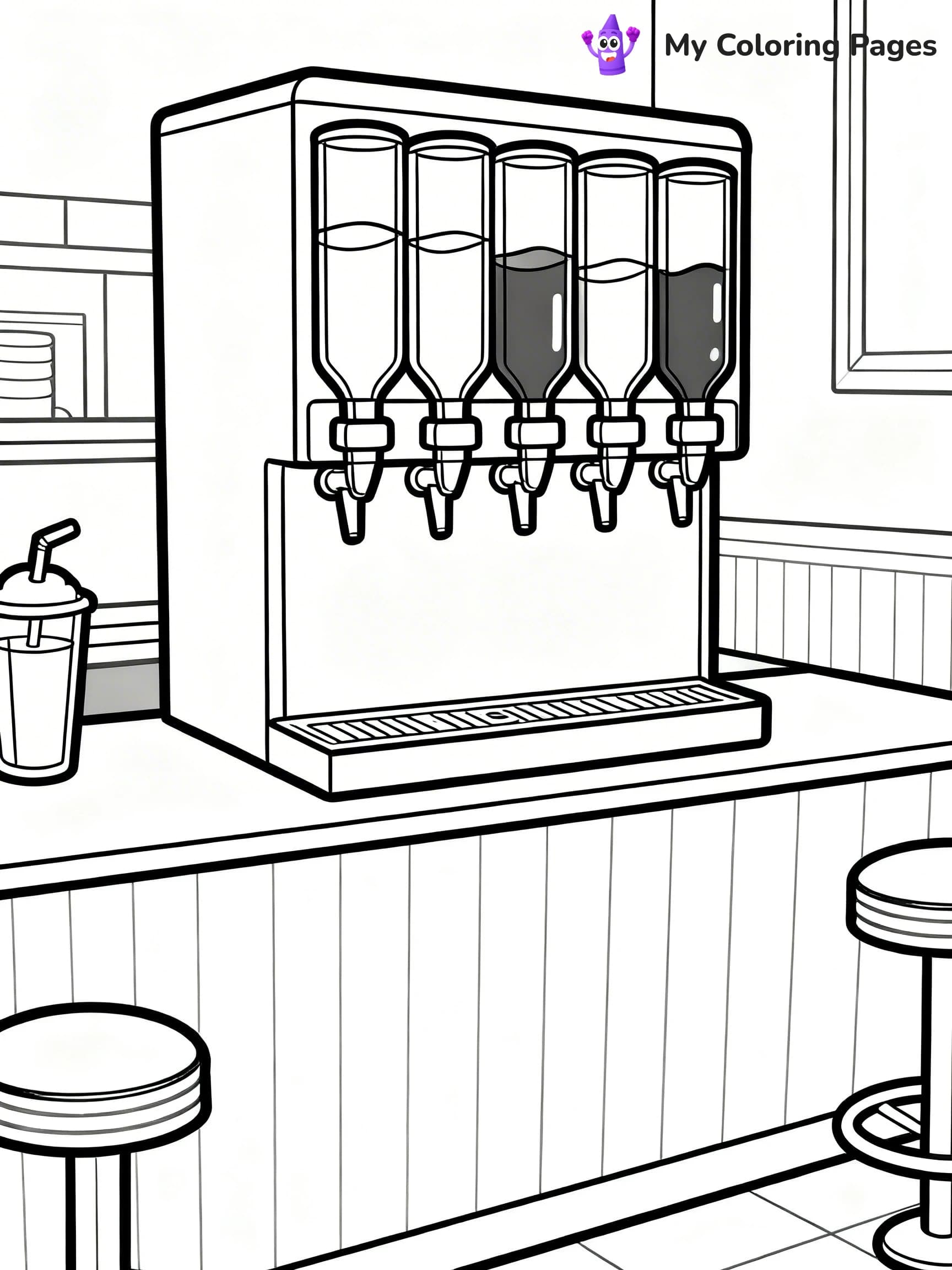 Soda Coloring Pages - 7