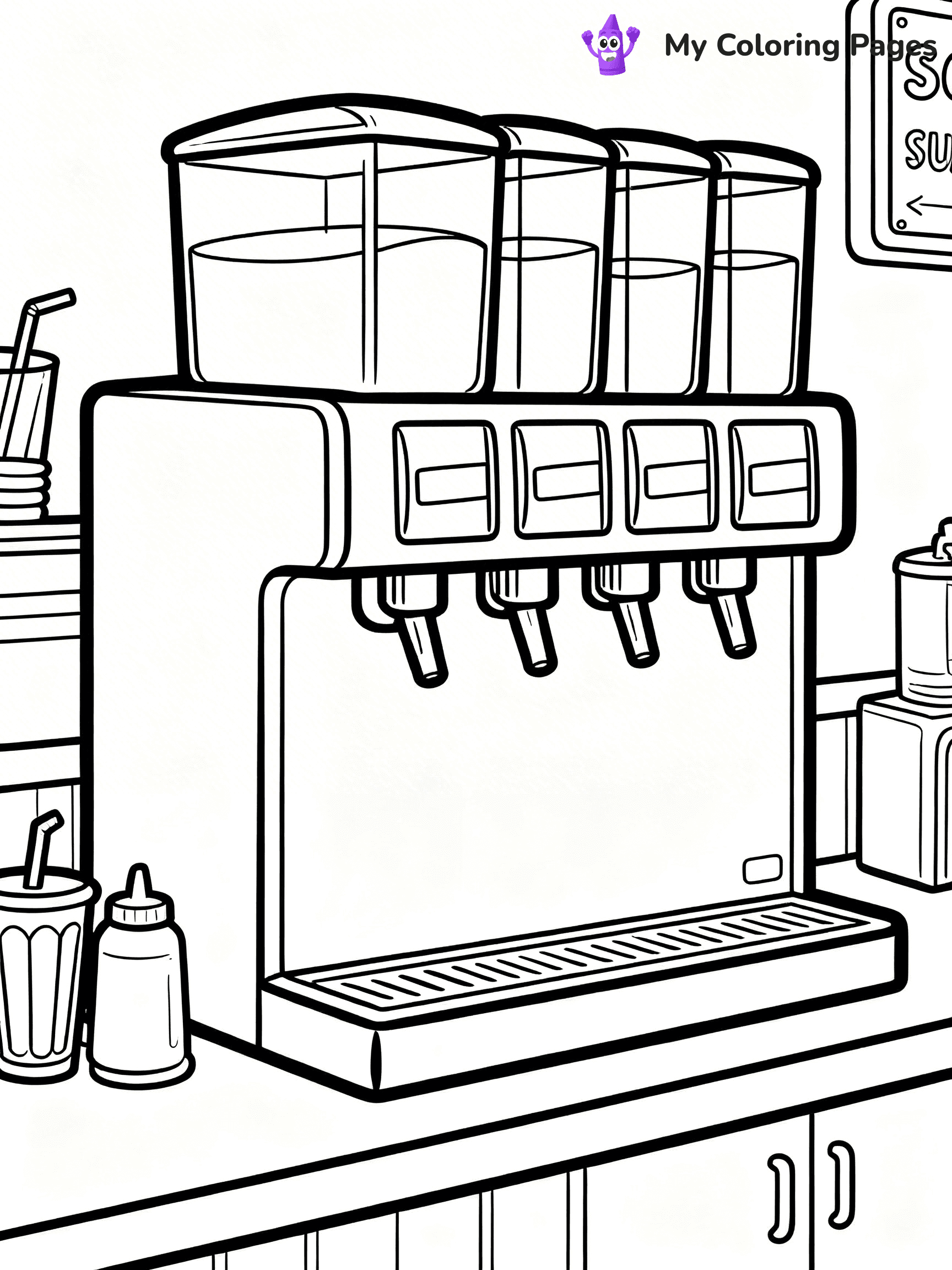 Soda Coloring Pages - 6