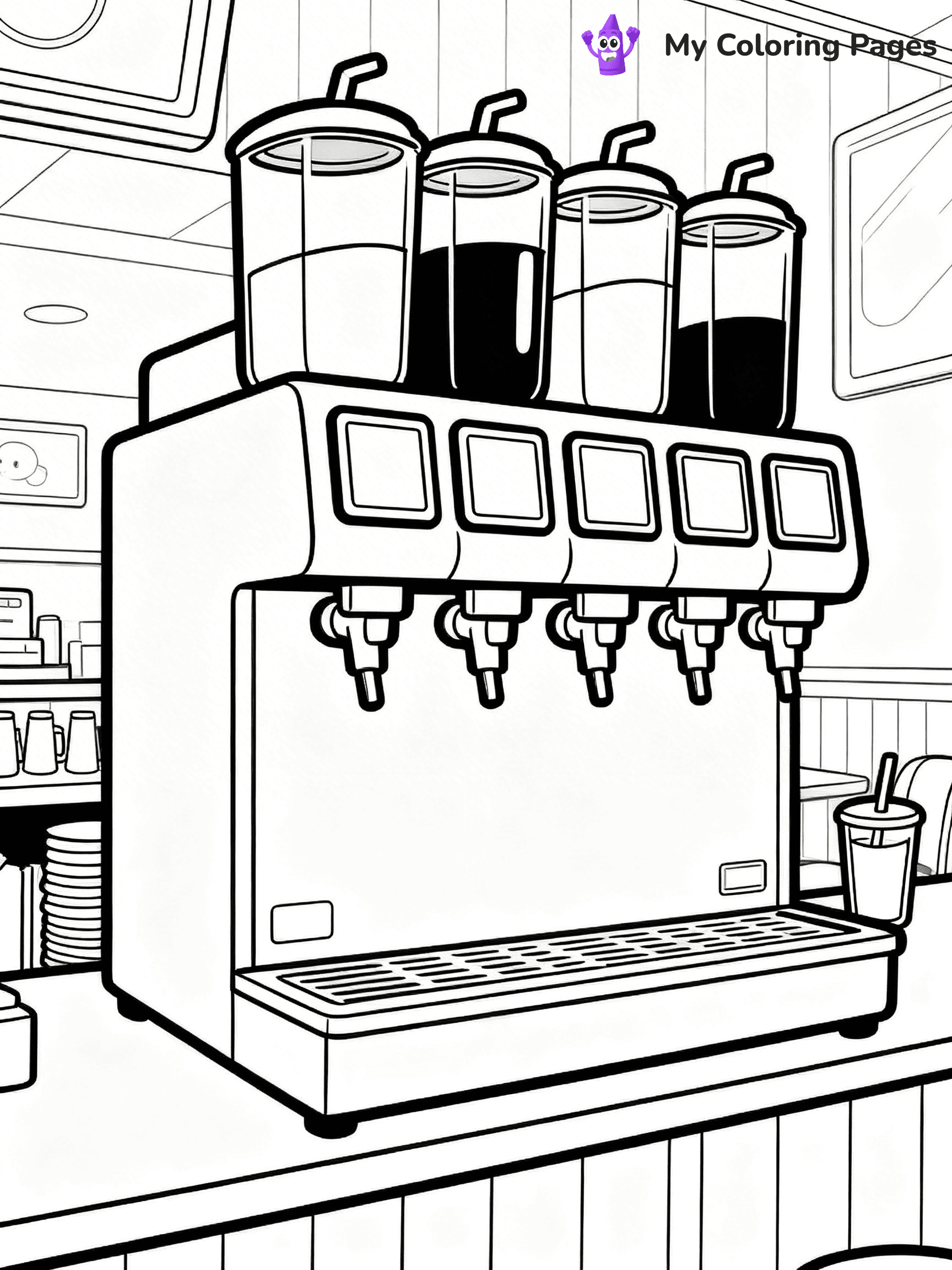 Soda Coloring Pages - 3
