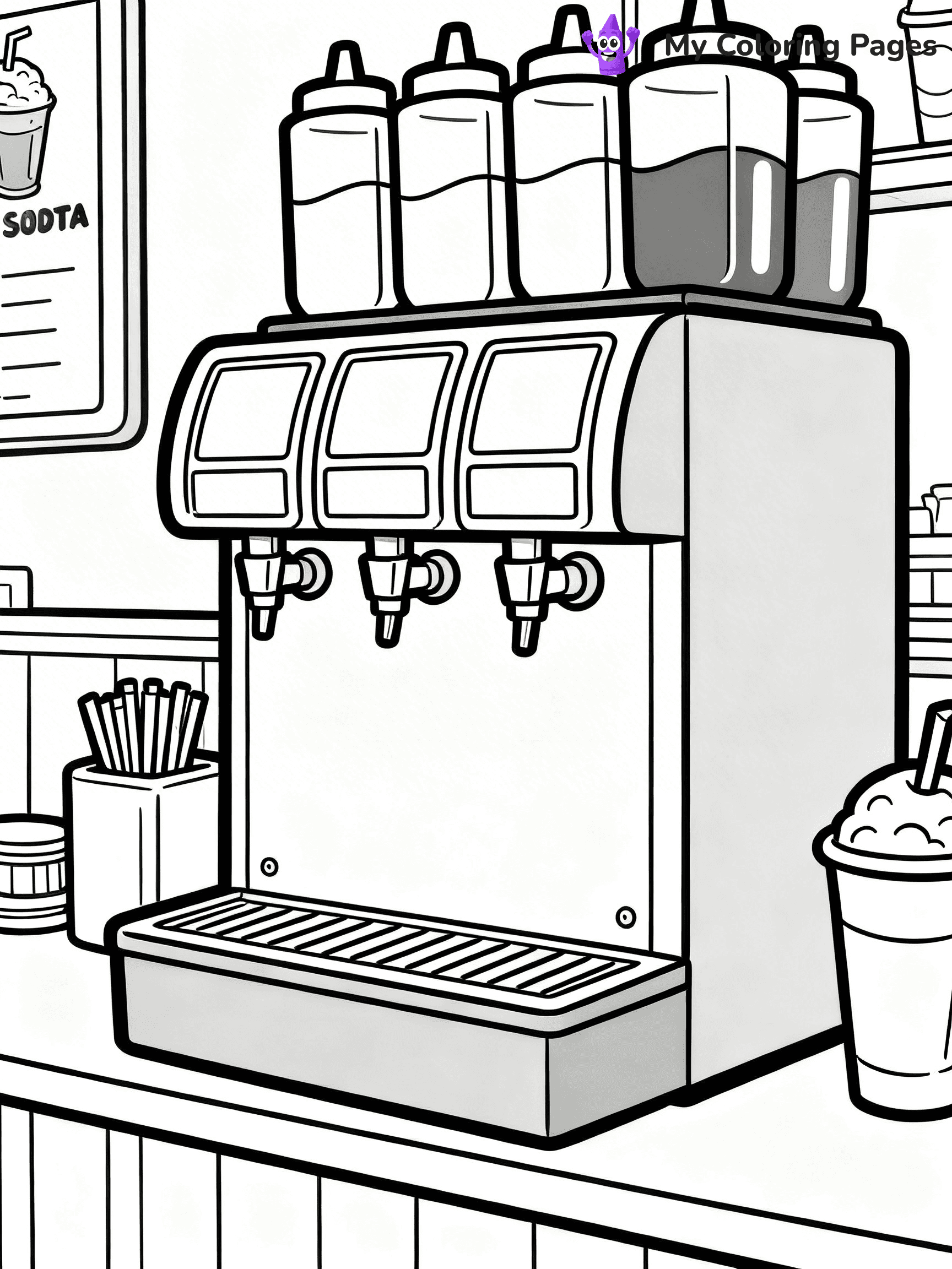 Soda Coloring Pages - 2