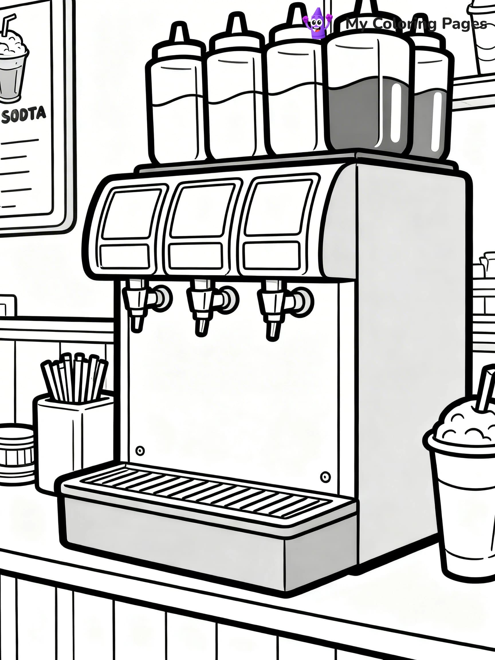 Soda Coloring Pages - 2