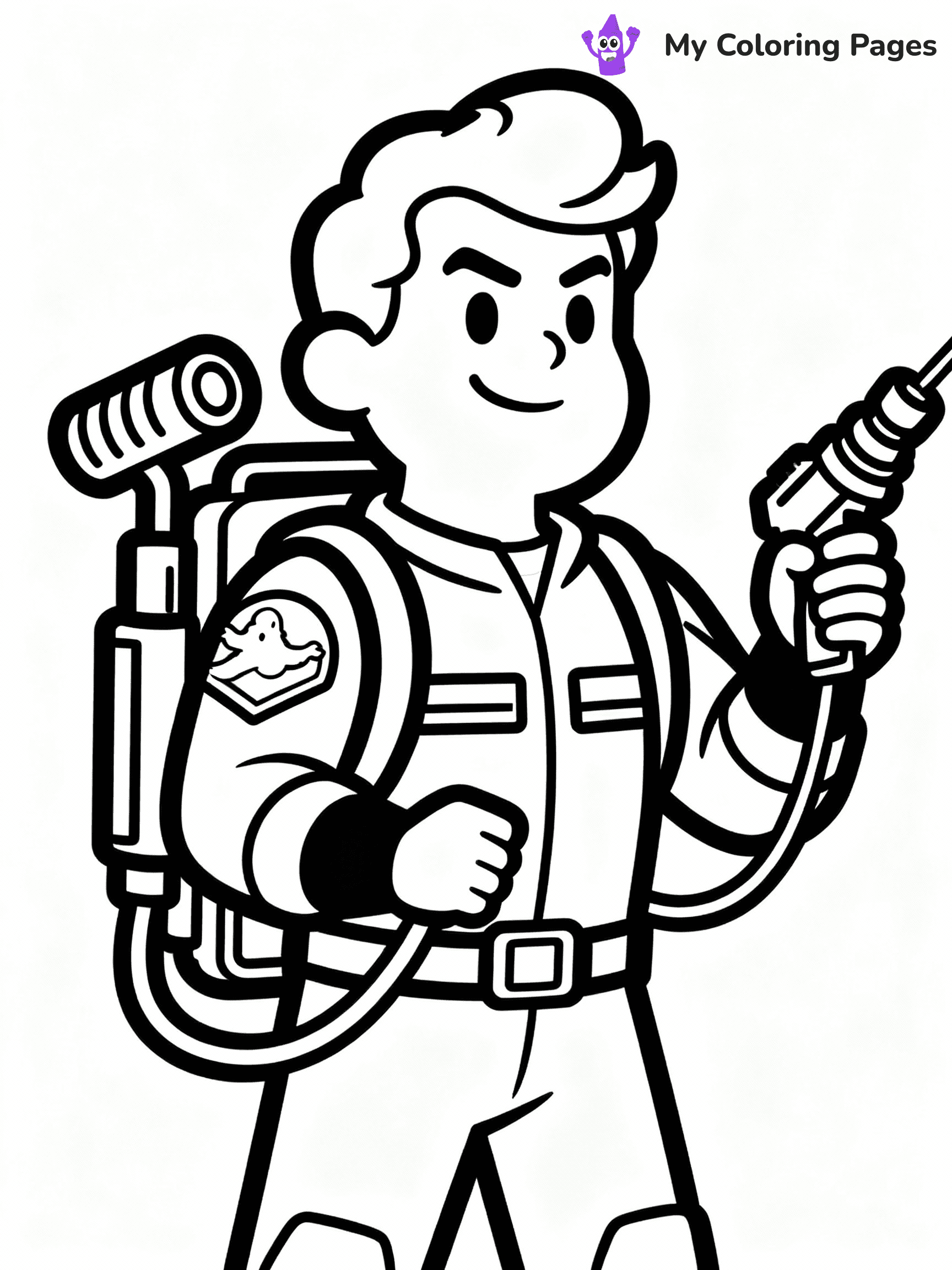 Ghostbusters Coloring Pages - 11