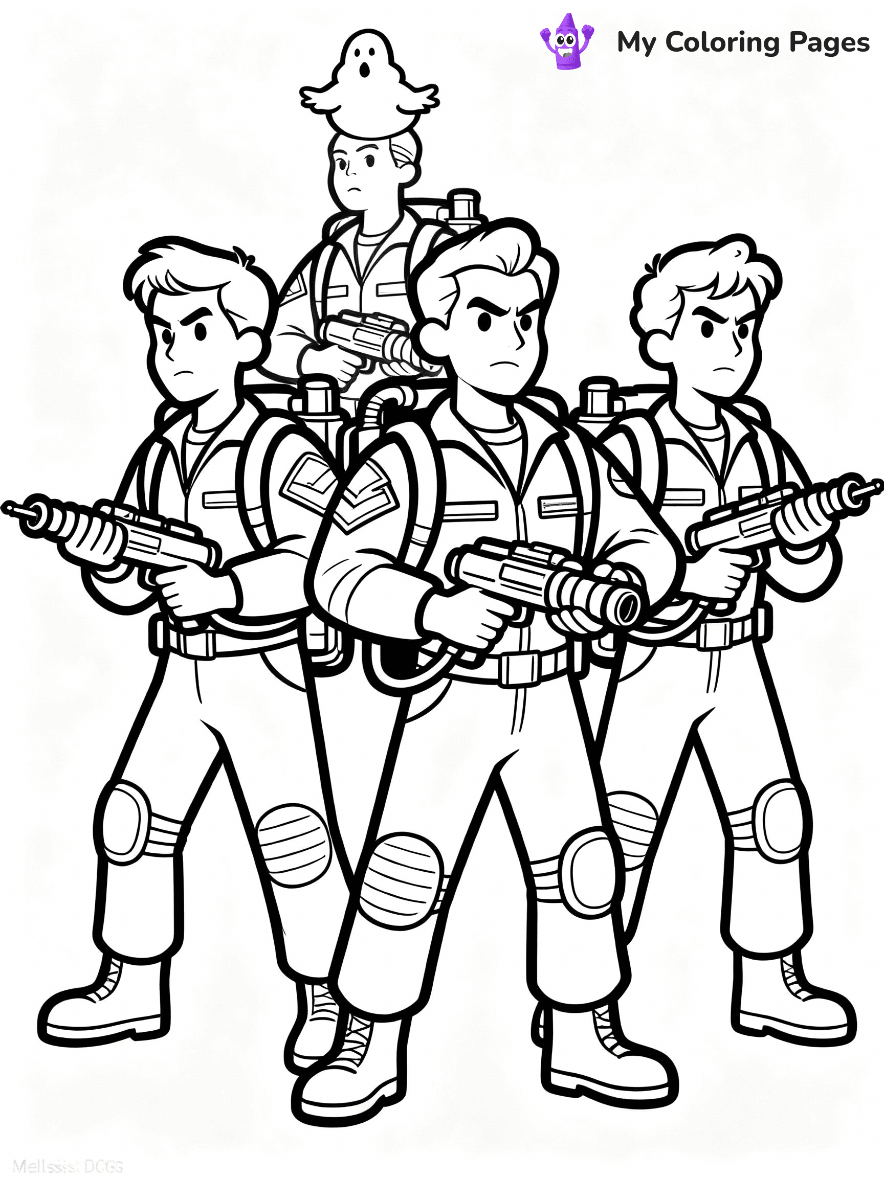 Ghostbusters Coloring Pages - 9