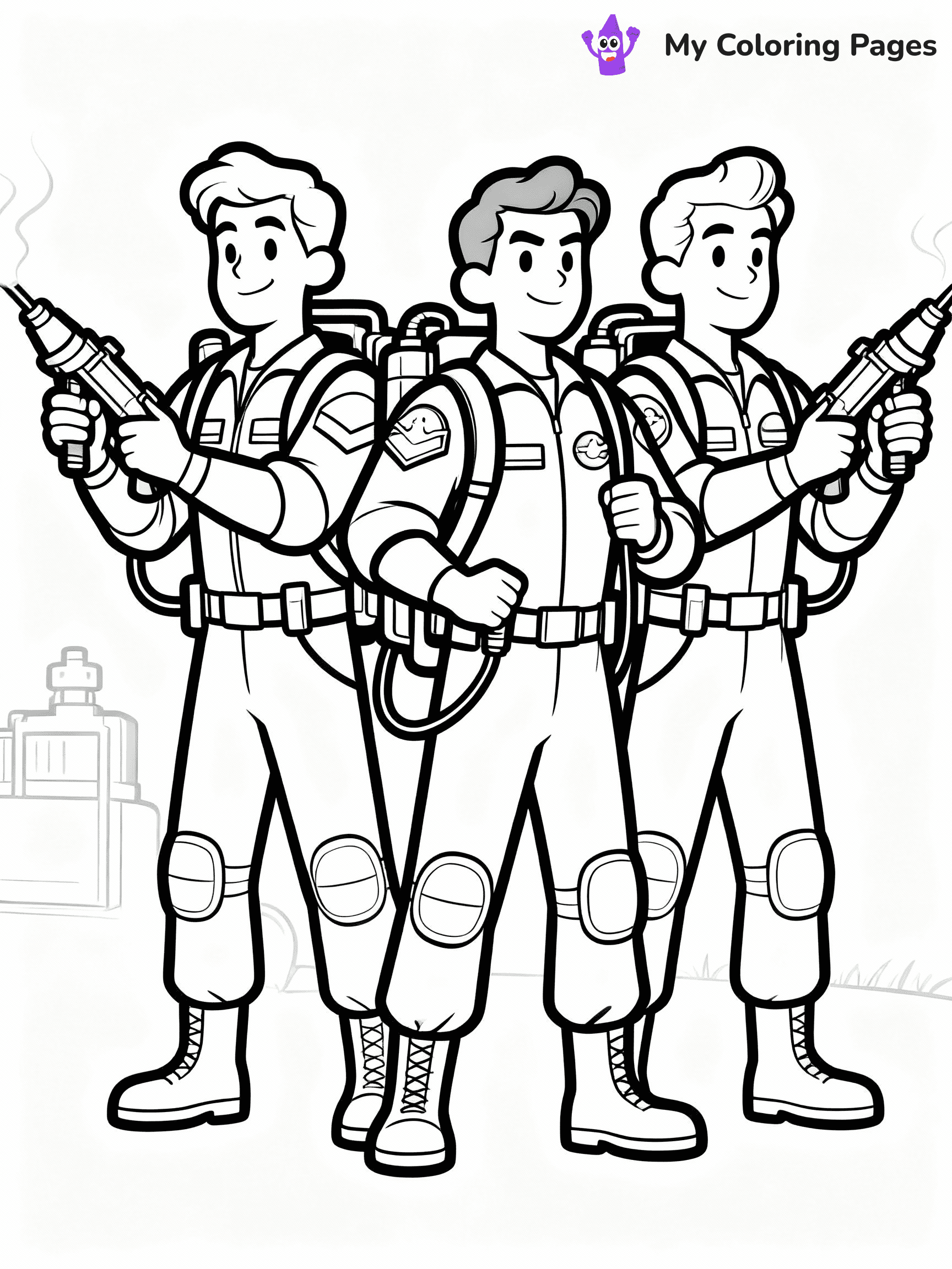 Ghostbusters Coloring Pages - 7