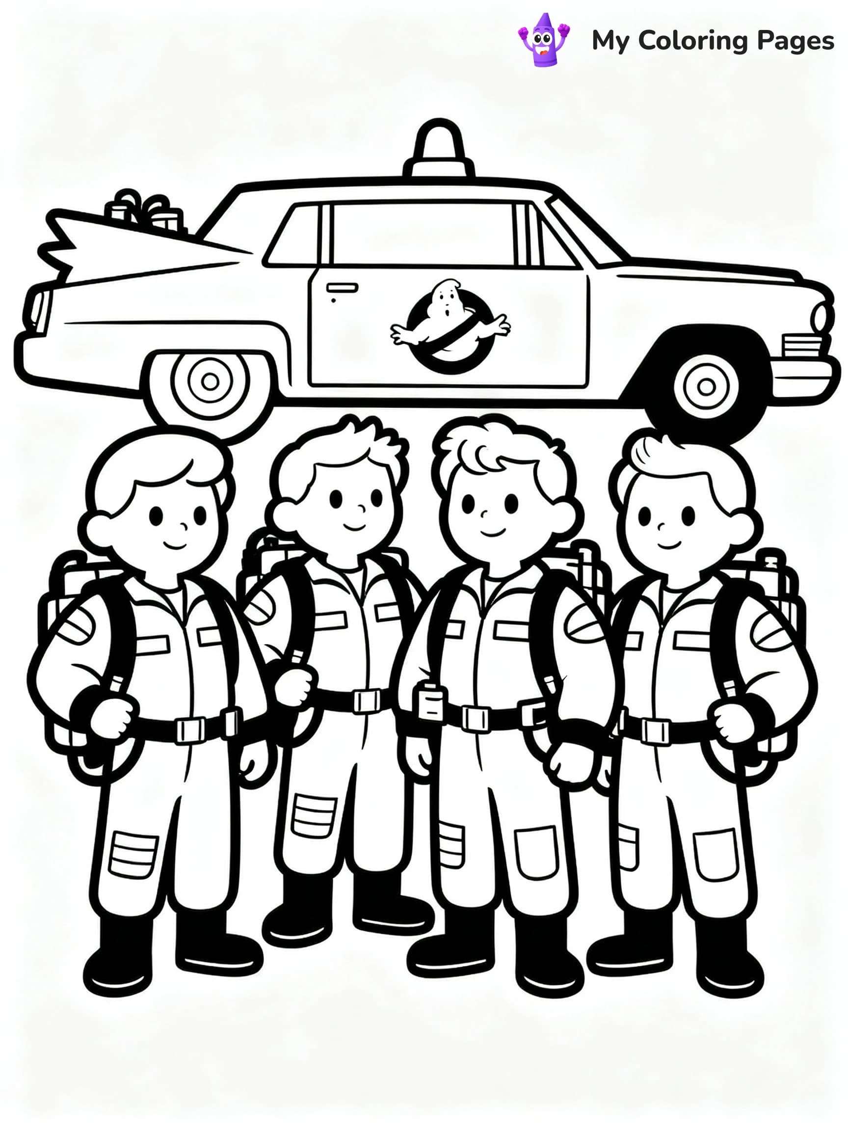 Ghostbusters Coloring Pages - 6