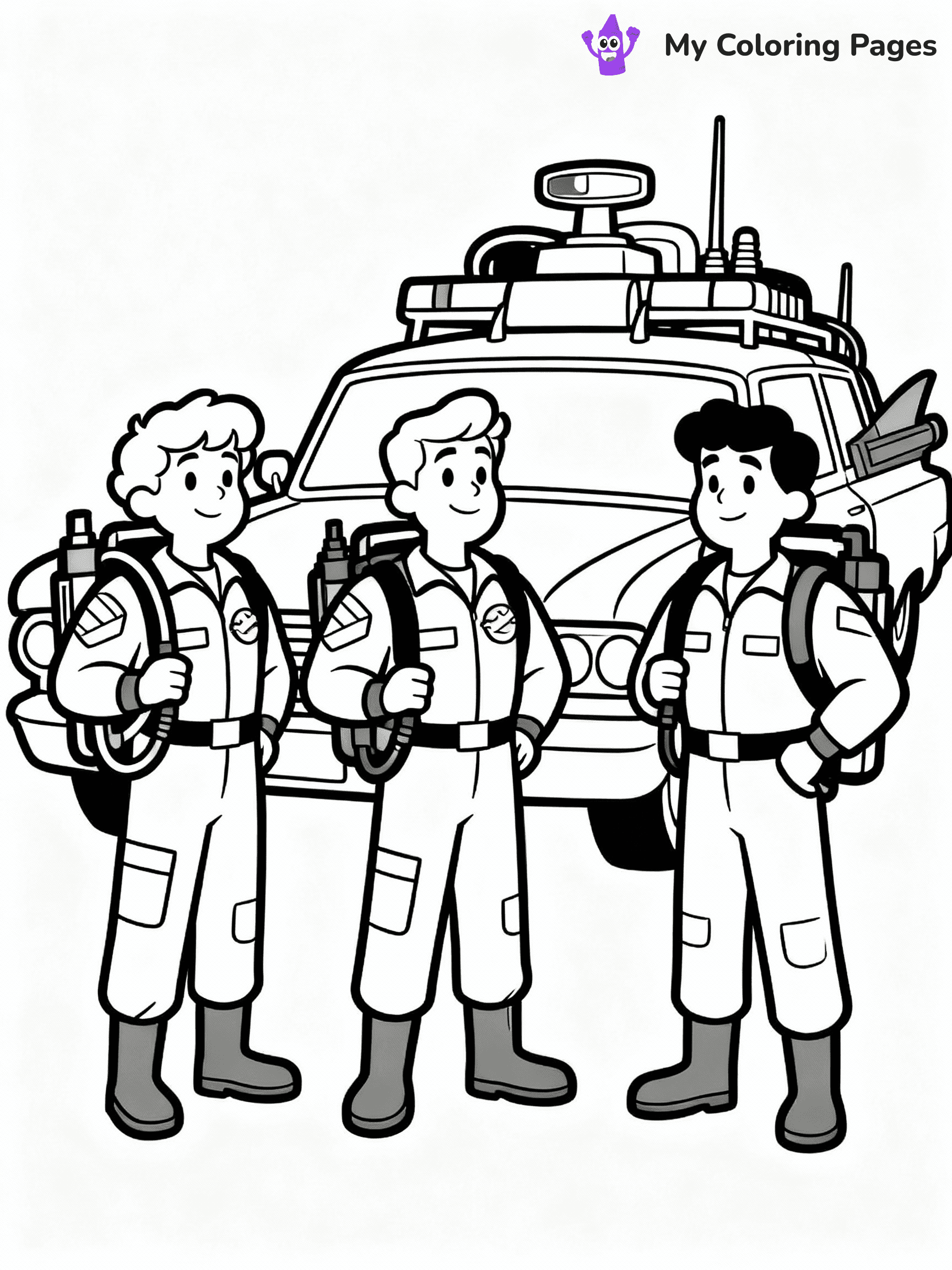 Ghostbusters Coloring Pages - 4
