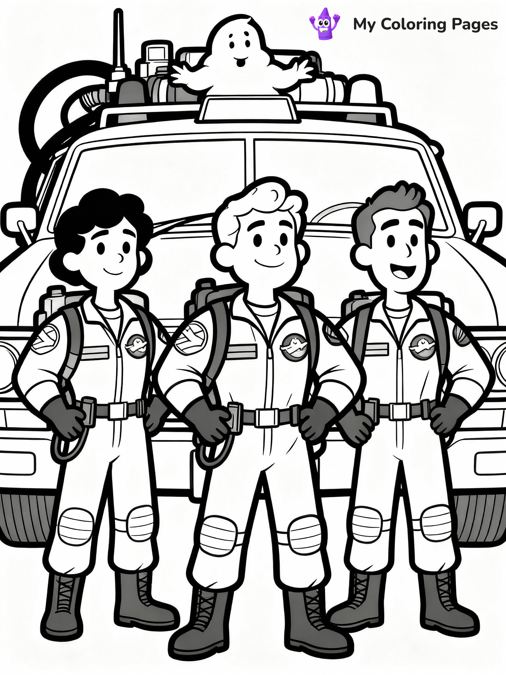 Ghostbusters Coloring Pages - 3