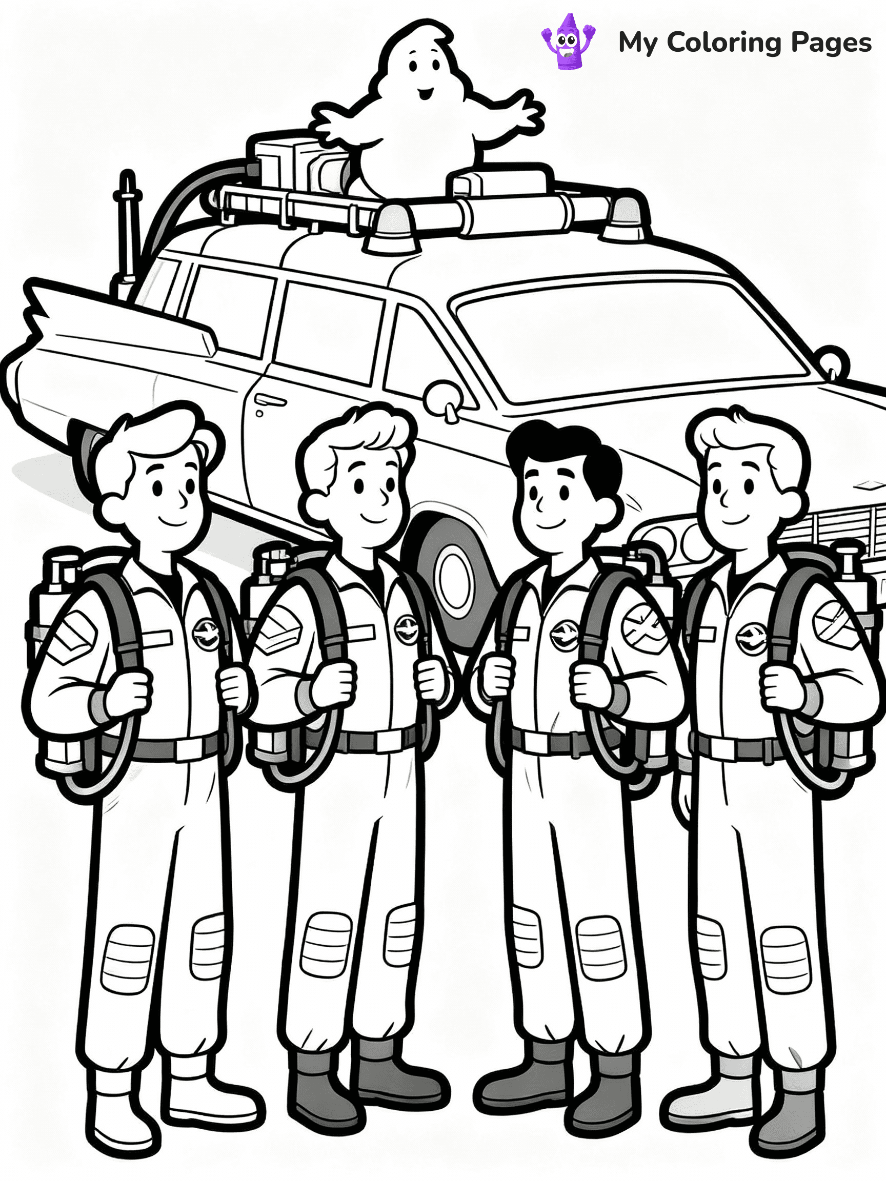 Ghostbusters Coloring Pages - 2