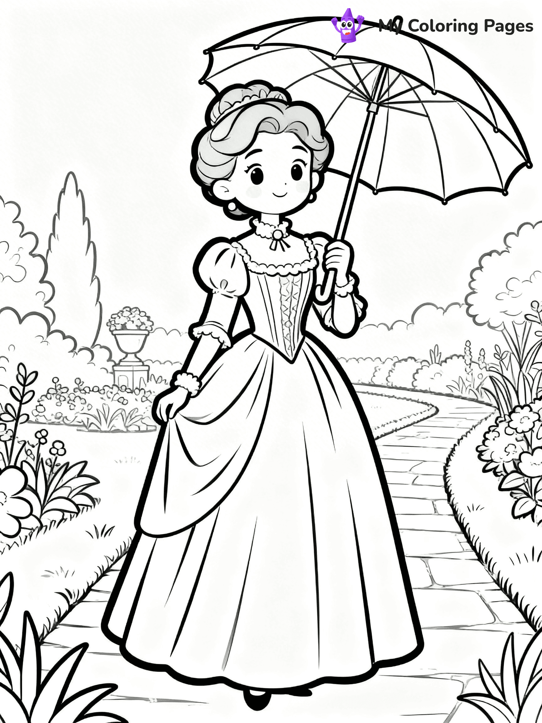 Retro Coloring Pages - 43