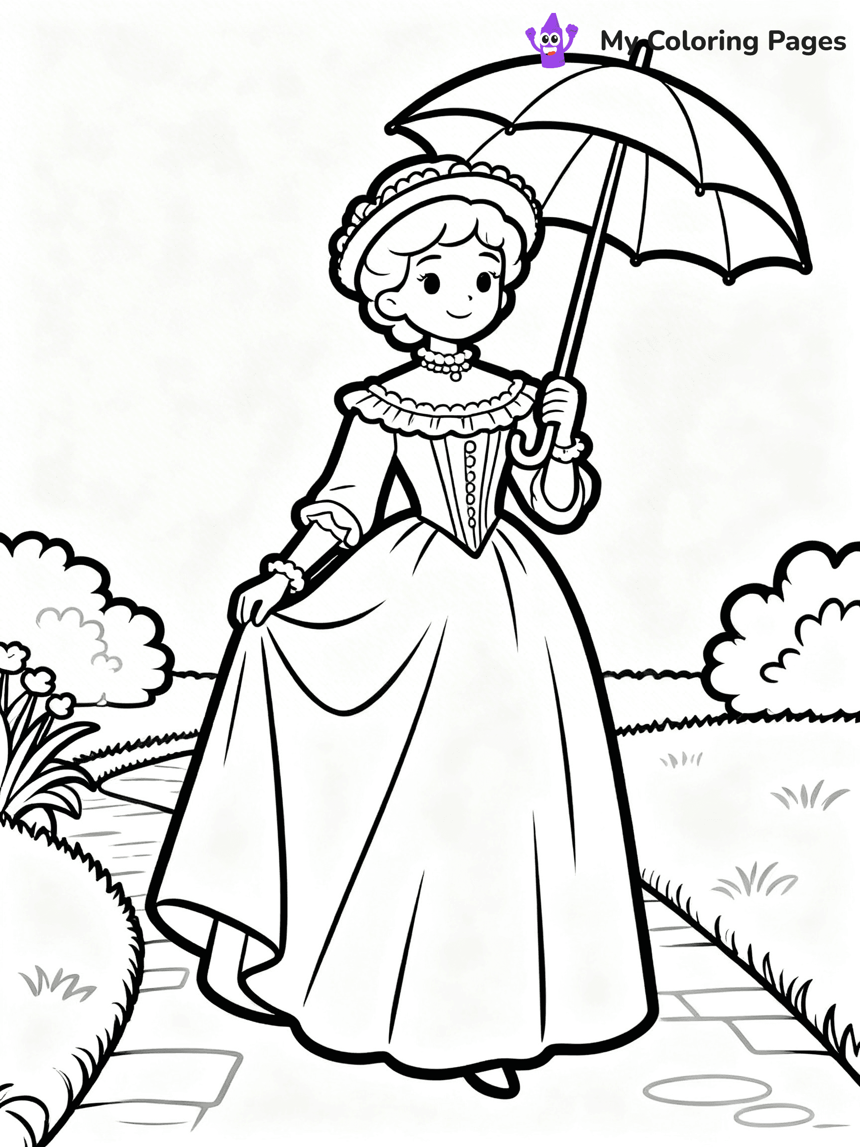Retro Coloring Pages - 42