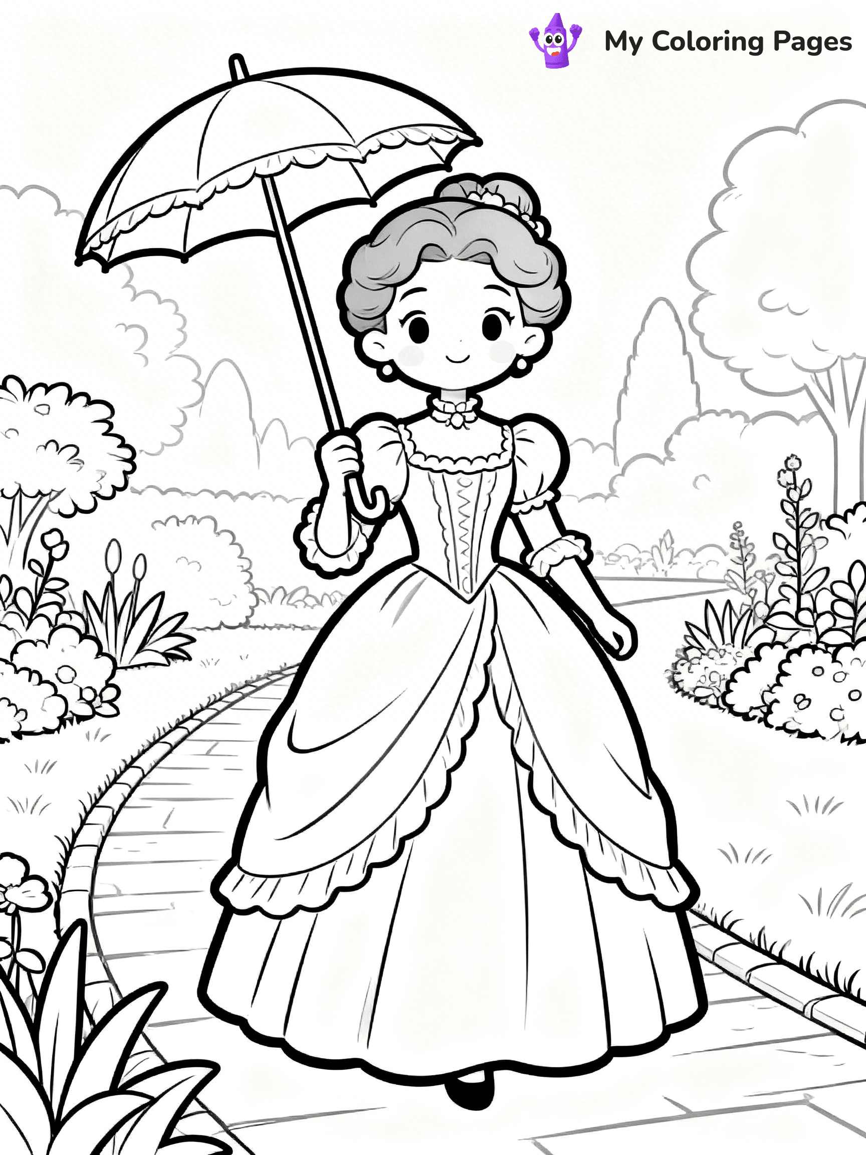 Retro Coloring Pages - 41