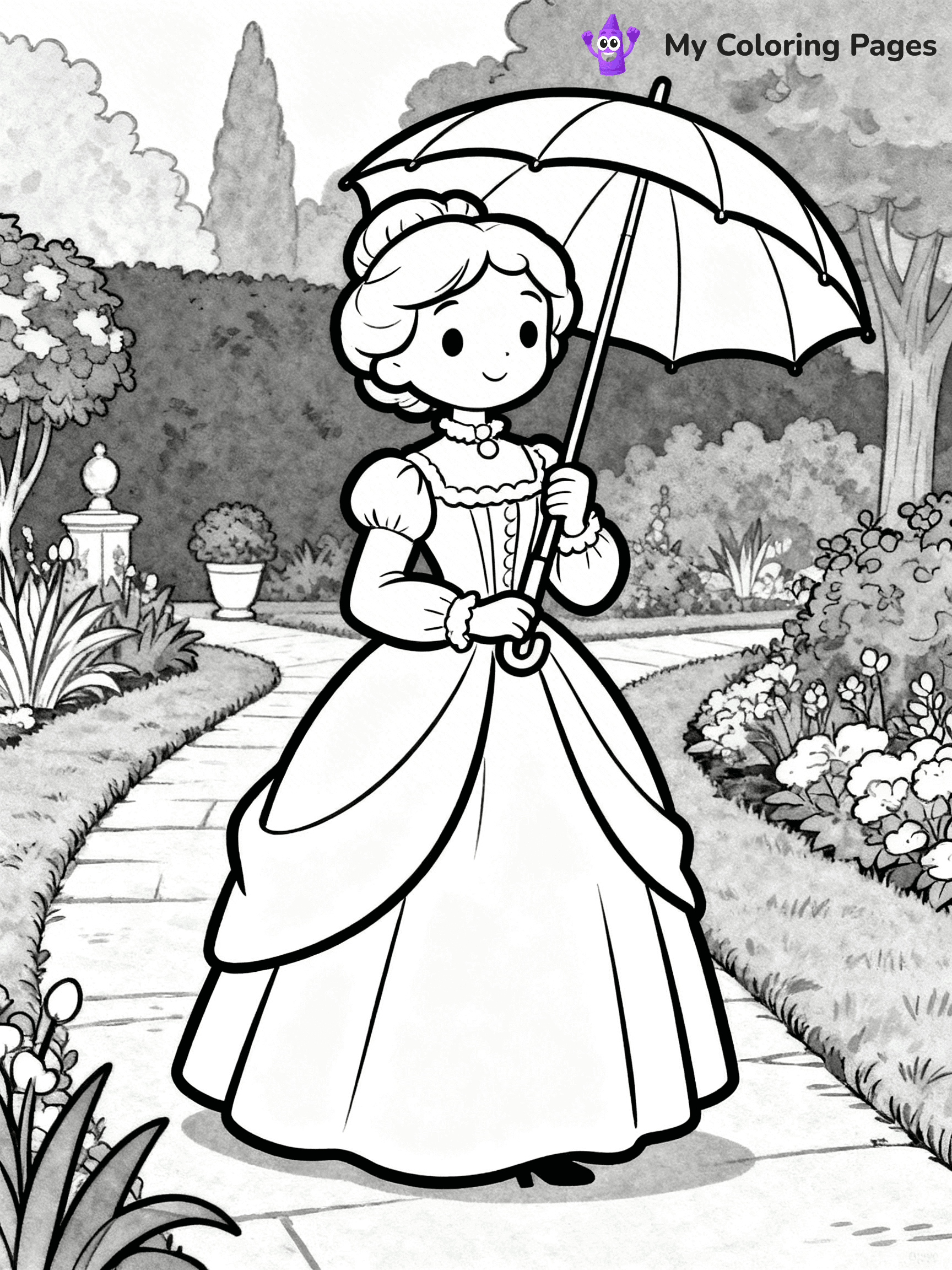 Retro Coloring Pages - 38