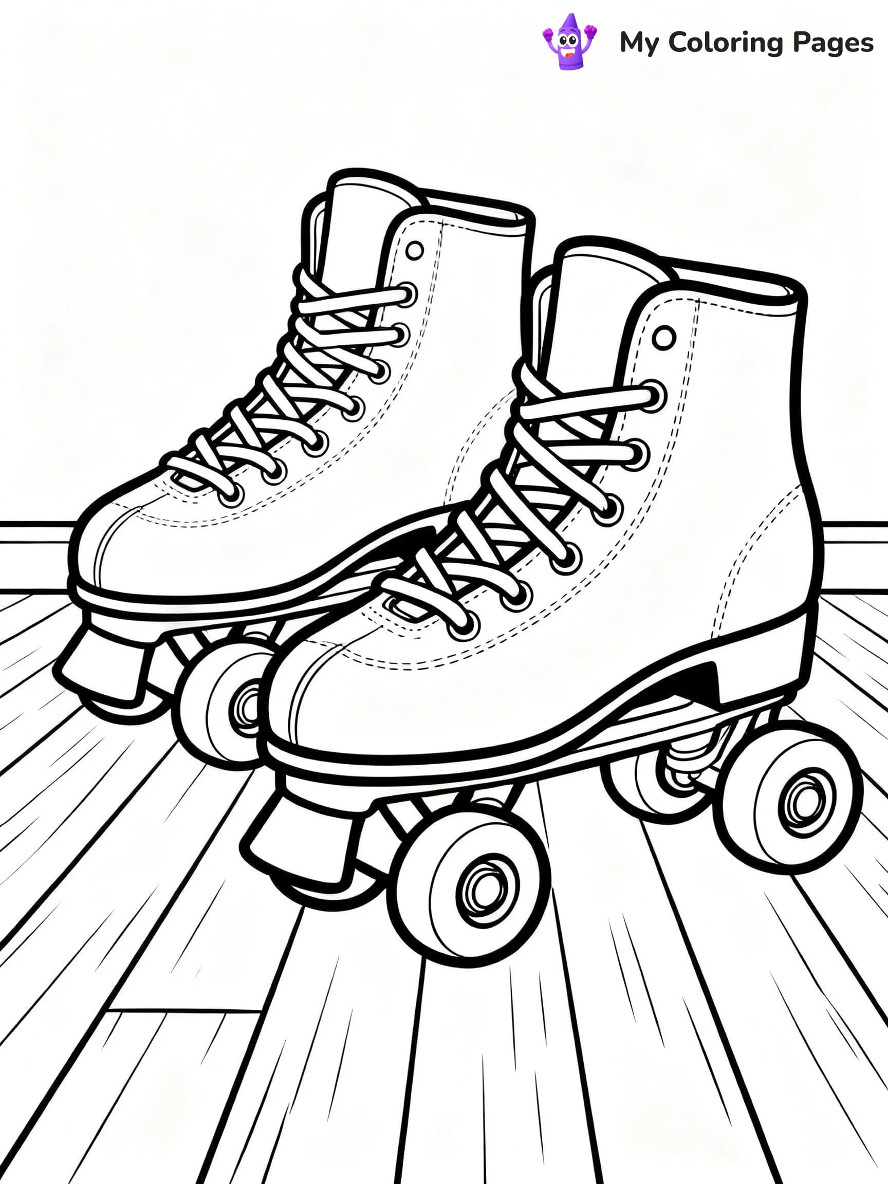 Retro Coloring Pages - 14