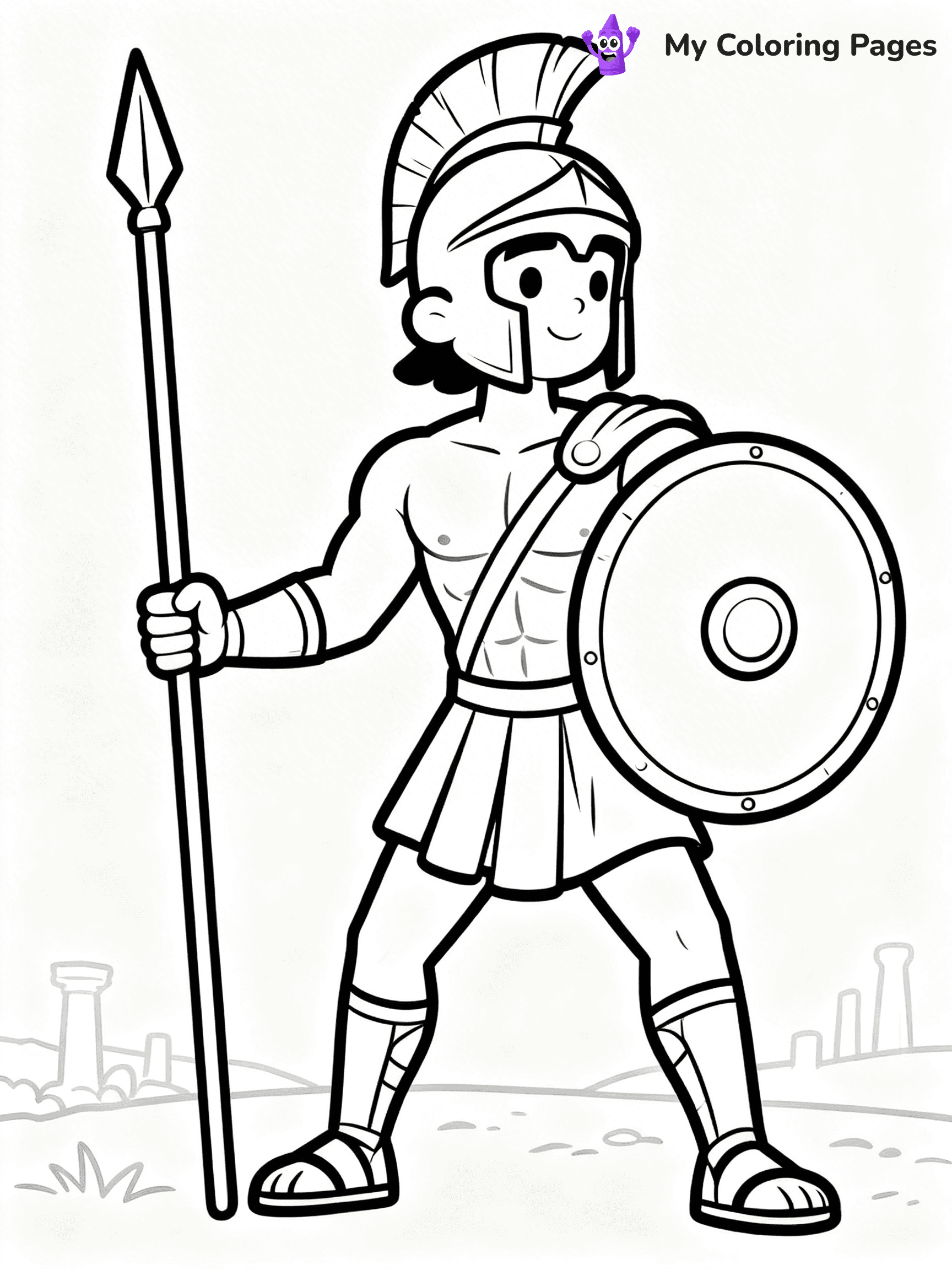 Ancient Greece Coloring Pages - 23