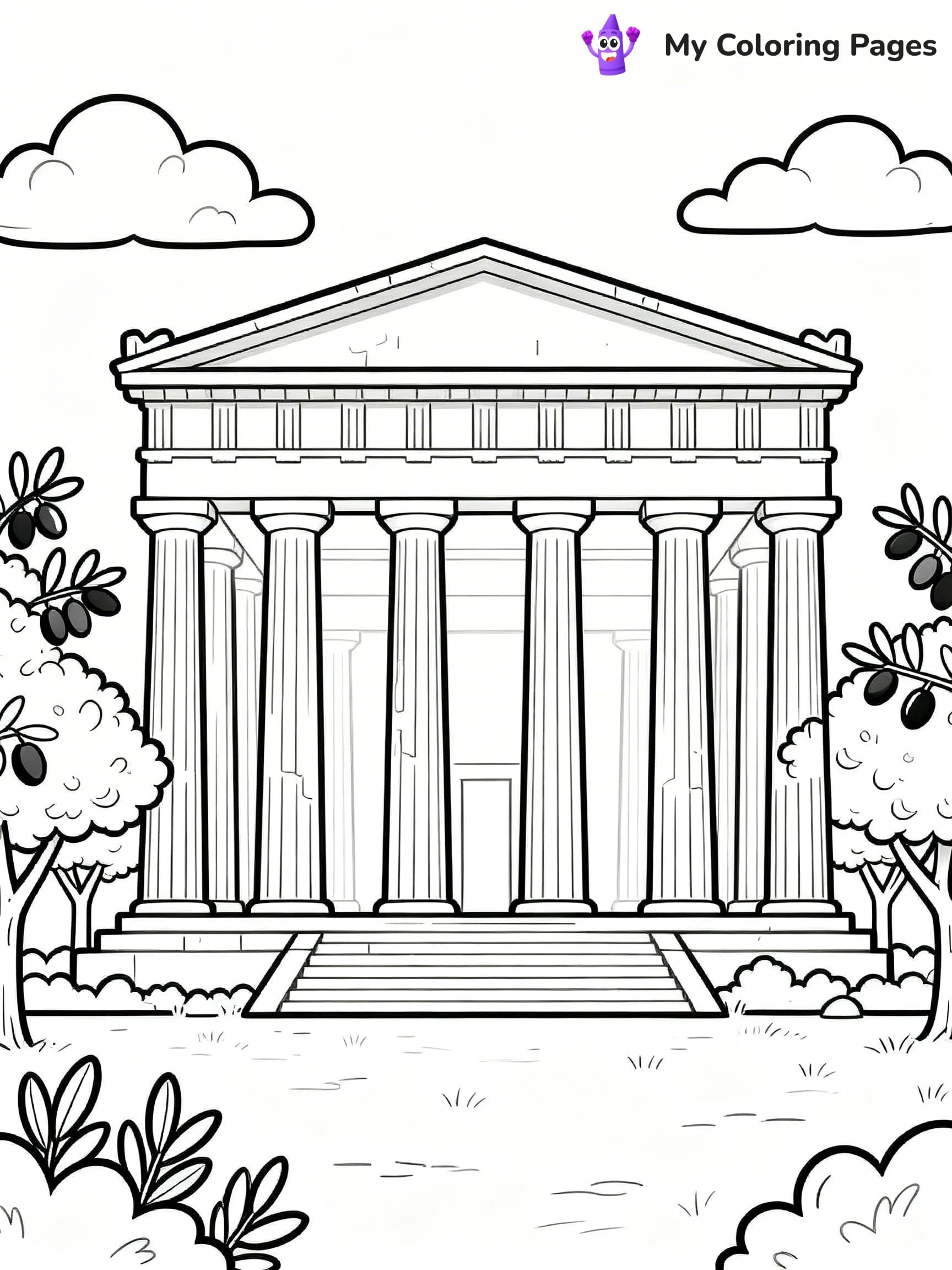 Ancient Greece Coloring Pages - 20