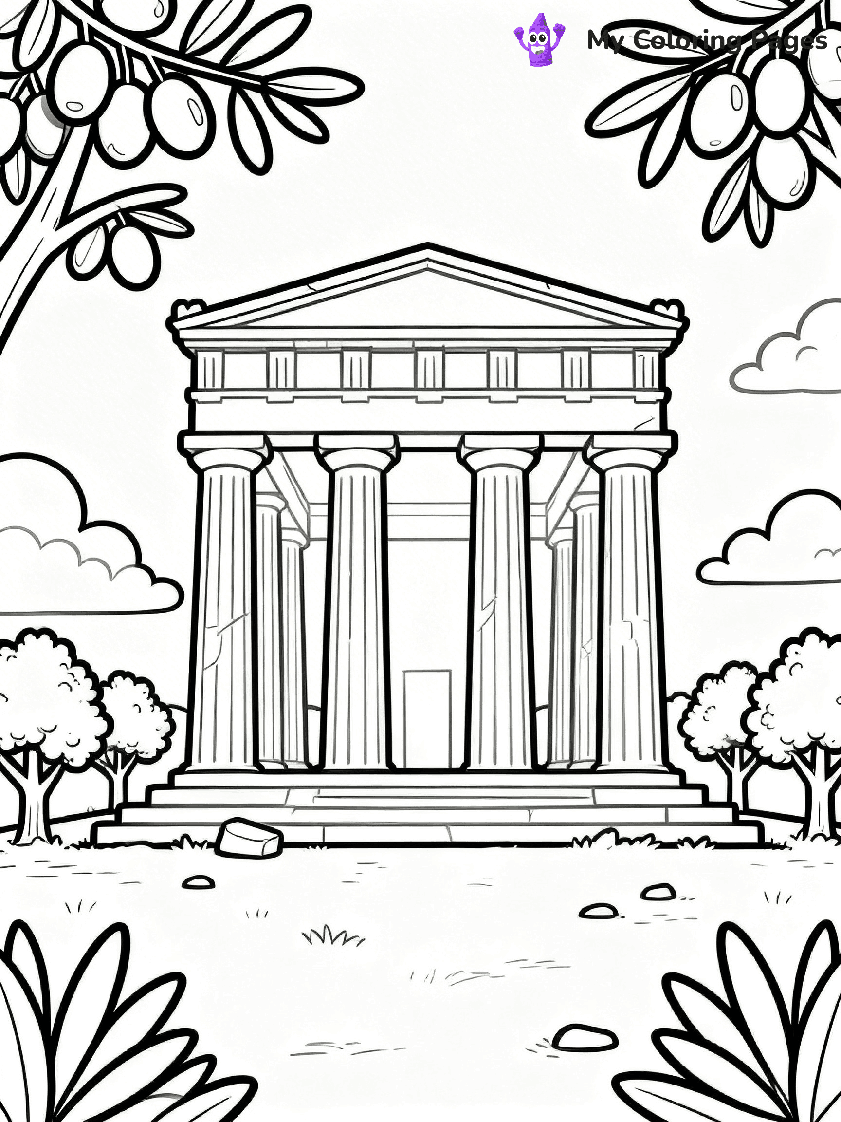 Ancient Greece Coloring Pages - 14